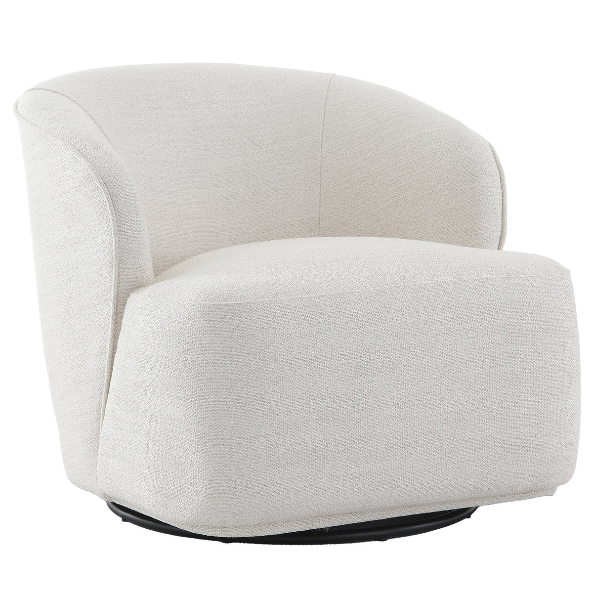 Grado Off-White Swivel Chair
