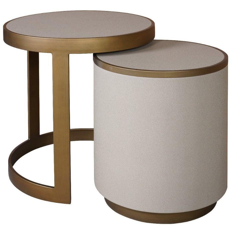 Palma Shagreen Nest of Tables