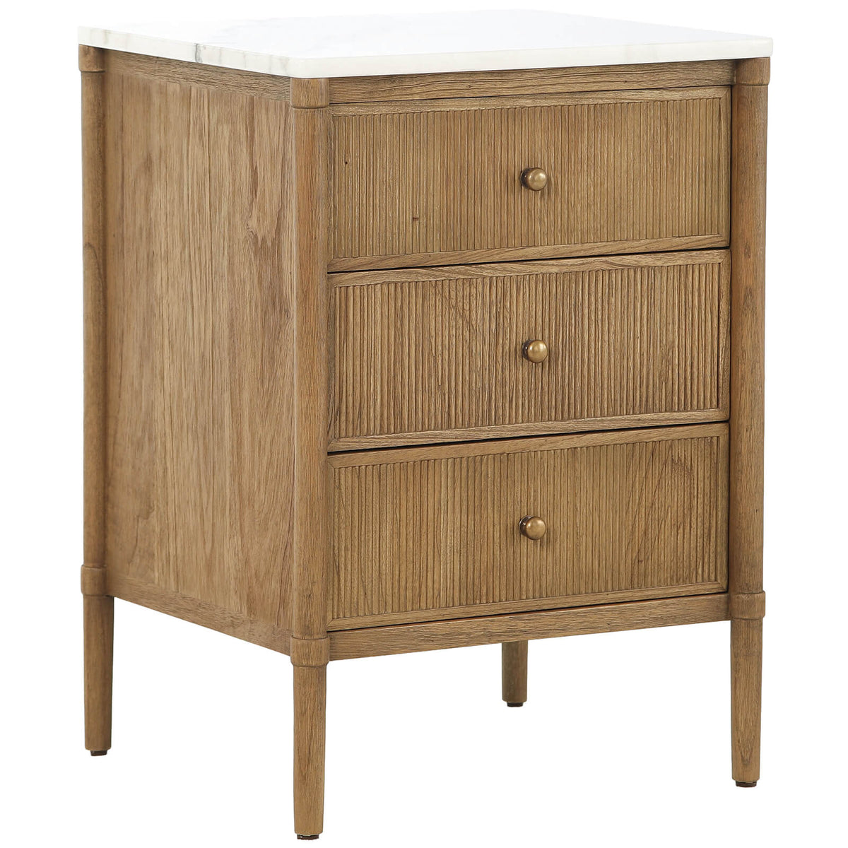 Taormina Bedside Table with Marble Top