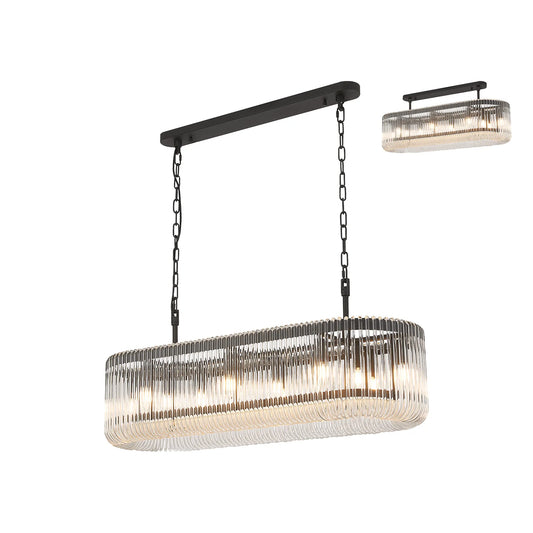 Aurelia 100cm Oval Linear Chandelier