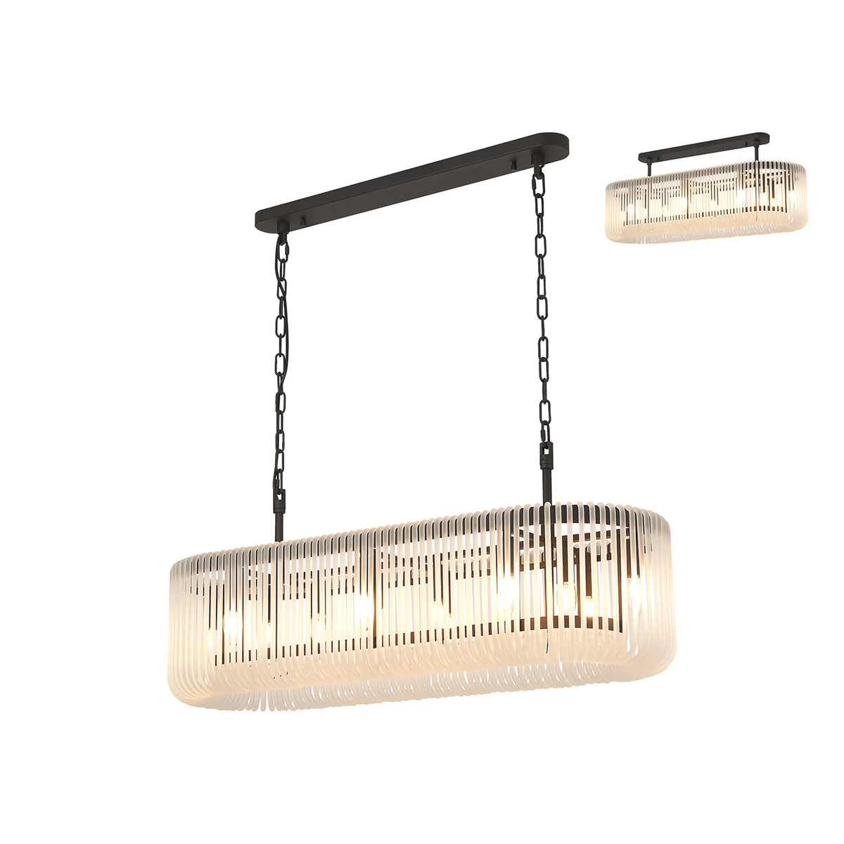 Aurelia 100cm Oval Linear Chandelier
