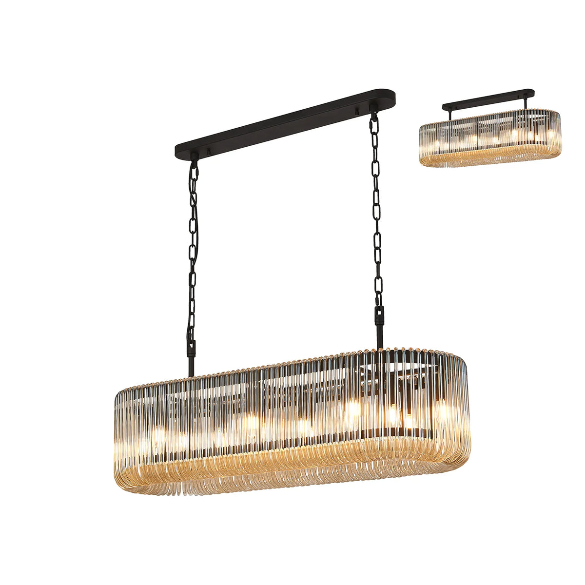 Aurelia 100cm Oval Linear Chandelier