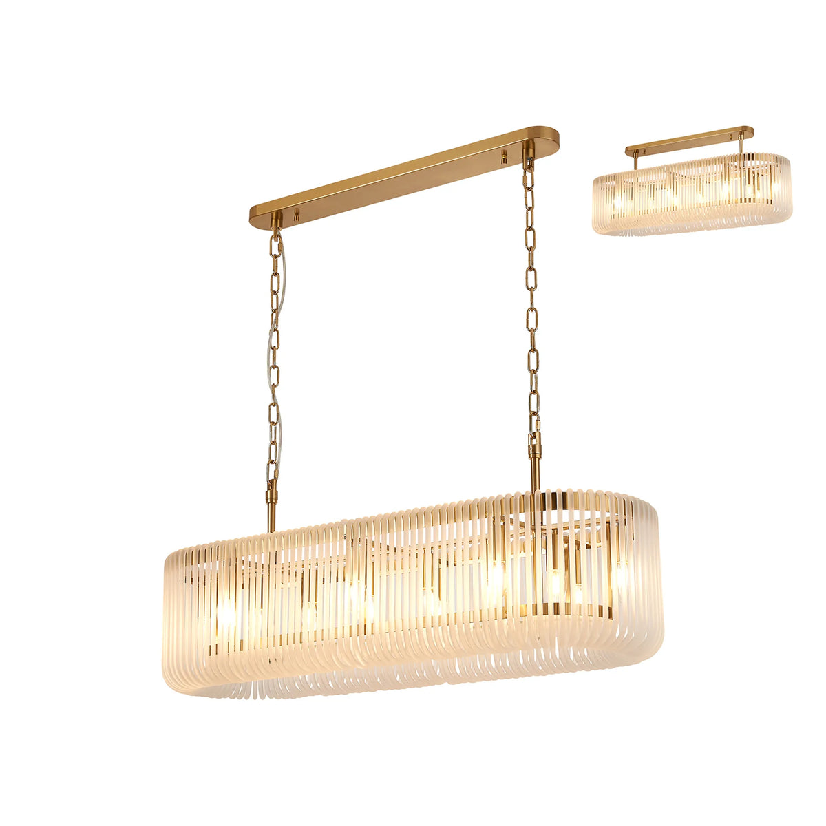 Aurelia 100cm Oval Linear Chandelier