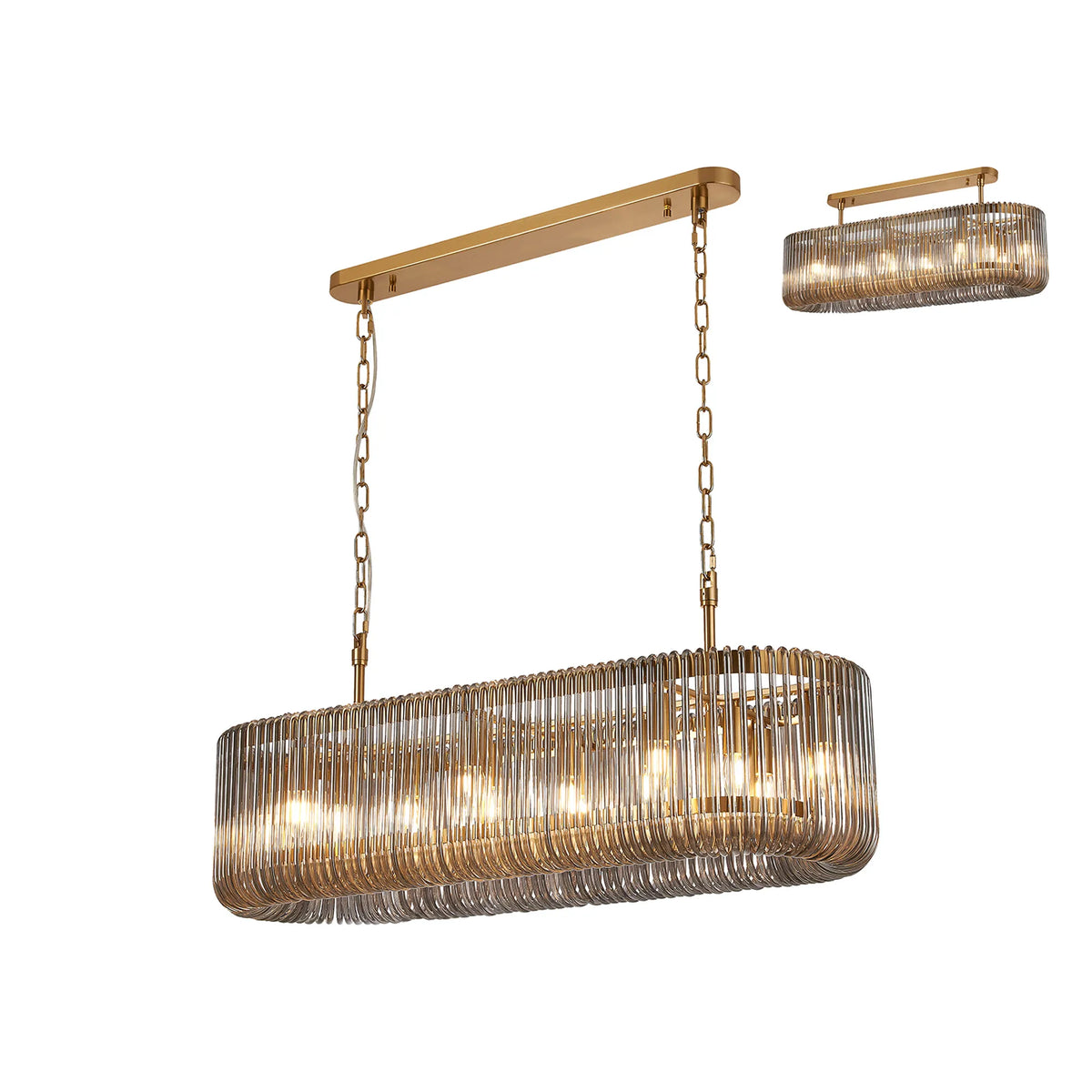Aurelia 100cm Oval Linear Chandelier