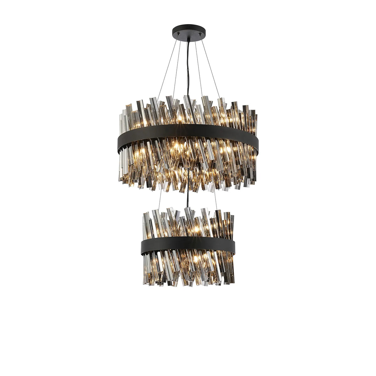 Bond Street 2 Tier Chandelier 40 + 60cm