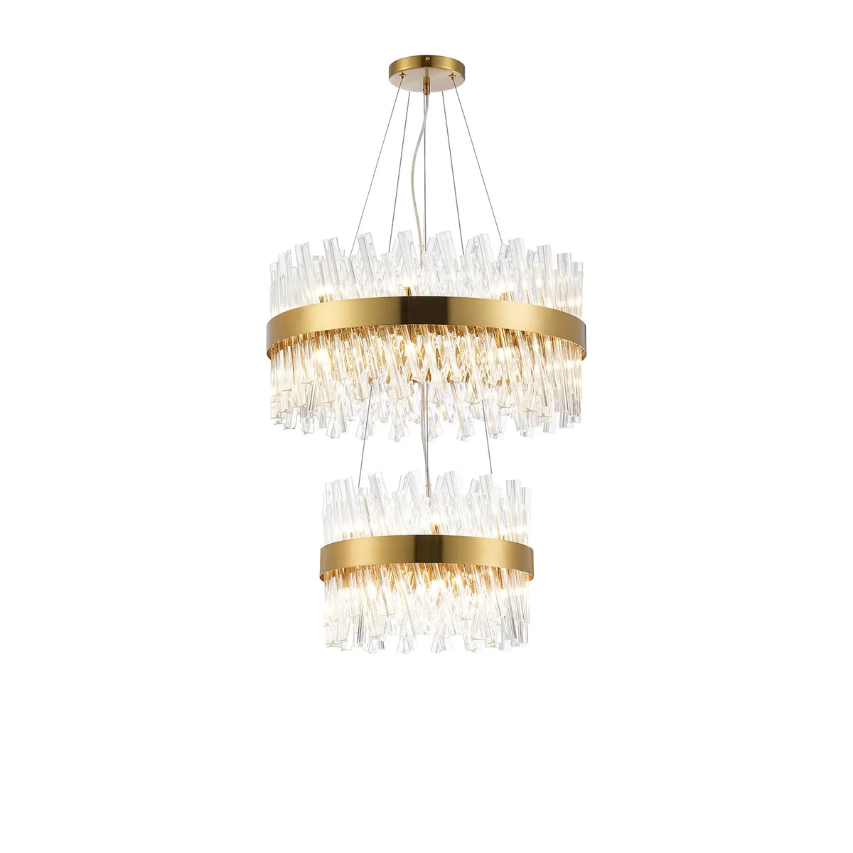 Bond Street 2 Tier Chandelier 40 + 60cm