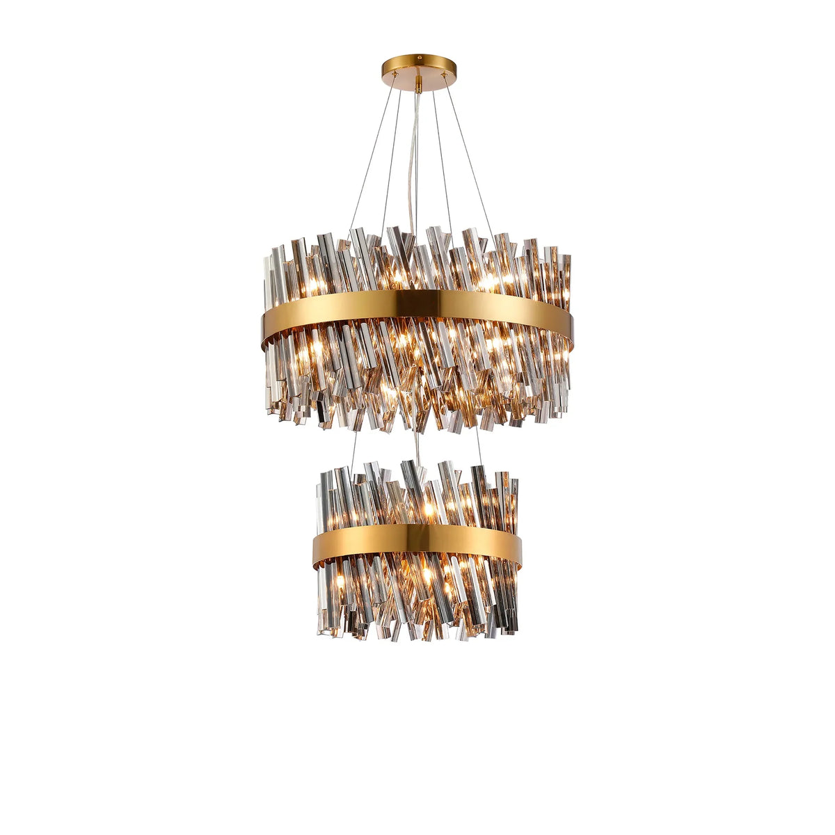 Bond Street 2 Tier Chandelier 40 + 60cm