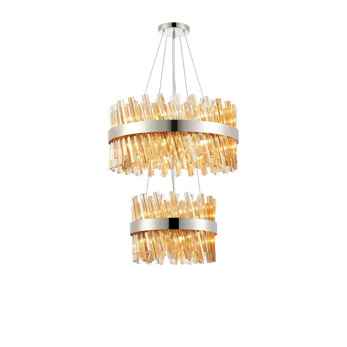 Bond Street 2 Tier Chandelier 40 + 60cm