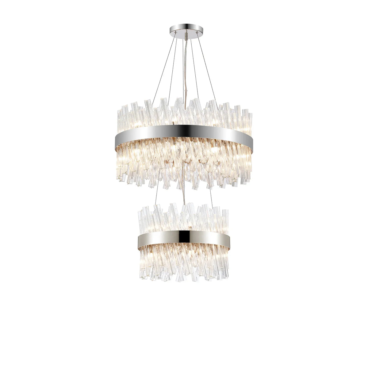 Bond Street 2 Tier Chandelier 40 + 60cm
