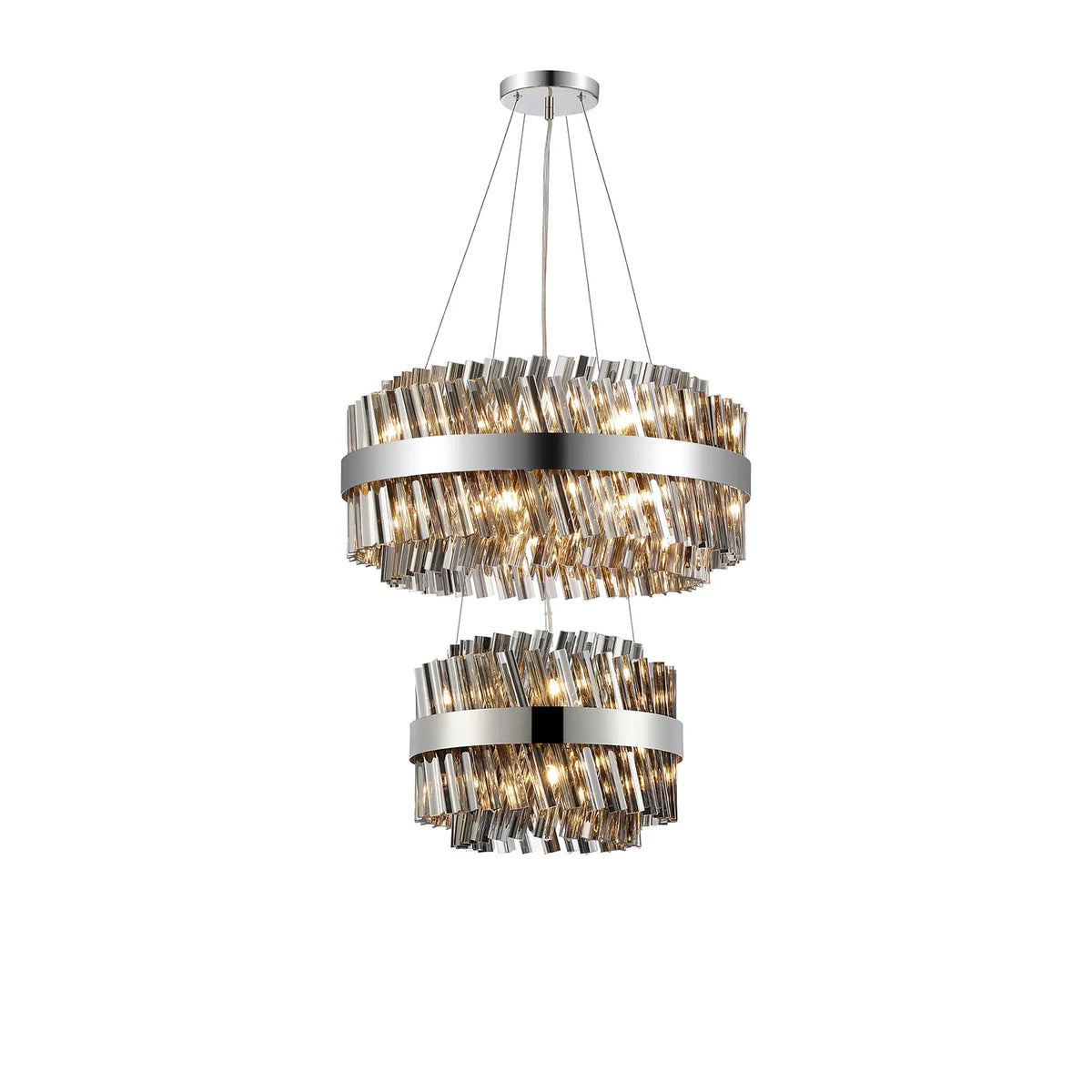 Bond Street 2 Tier Chandelier 40 + 60cm