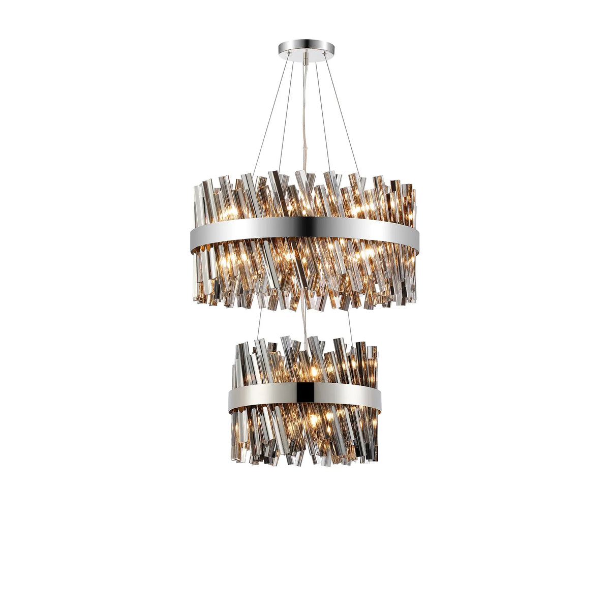 Bond Street 2 Tier Chandelier 40 + 60cm
