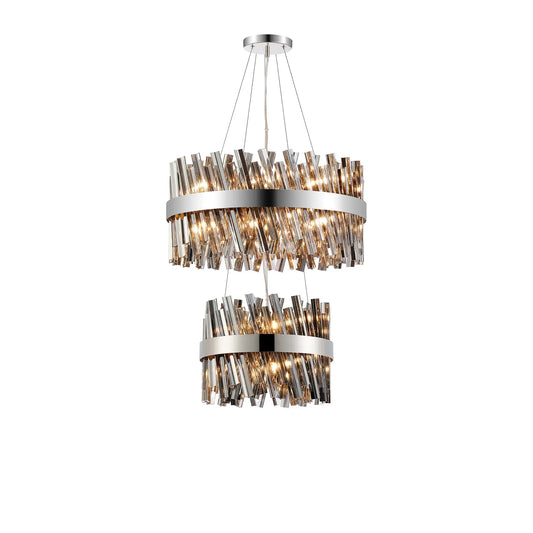 Bond Street 2 Tier Chandelier 40 + 60cm