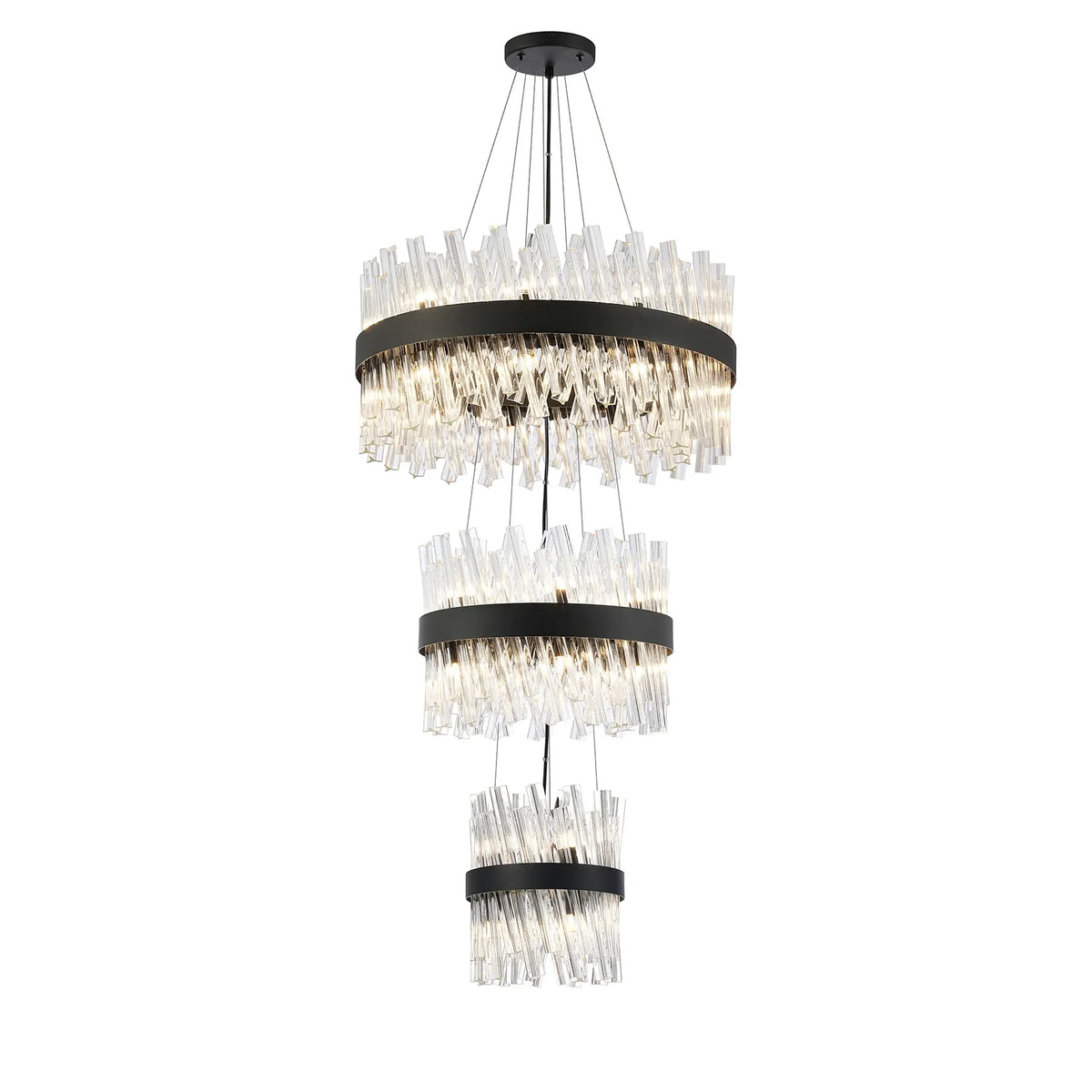 Bond Street 3 Tier Chandelier 25 + 40 + 60cm