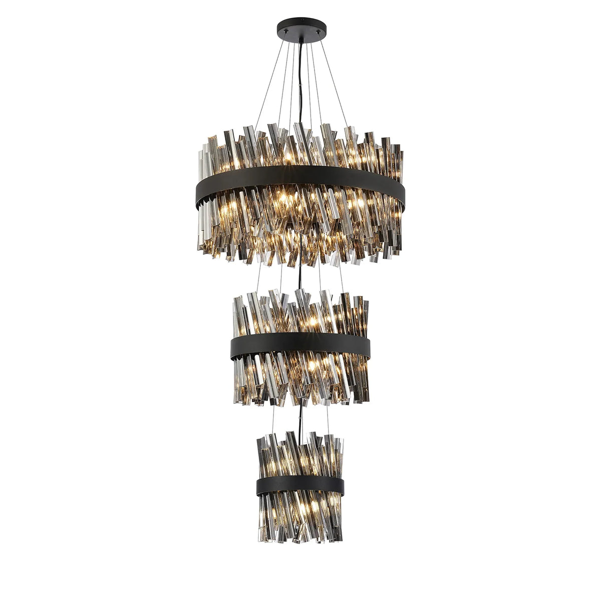 Bond Street 3 Tier Chandelier 25 + 40 + 60cm