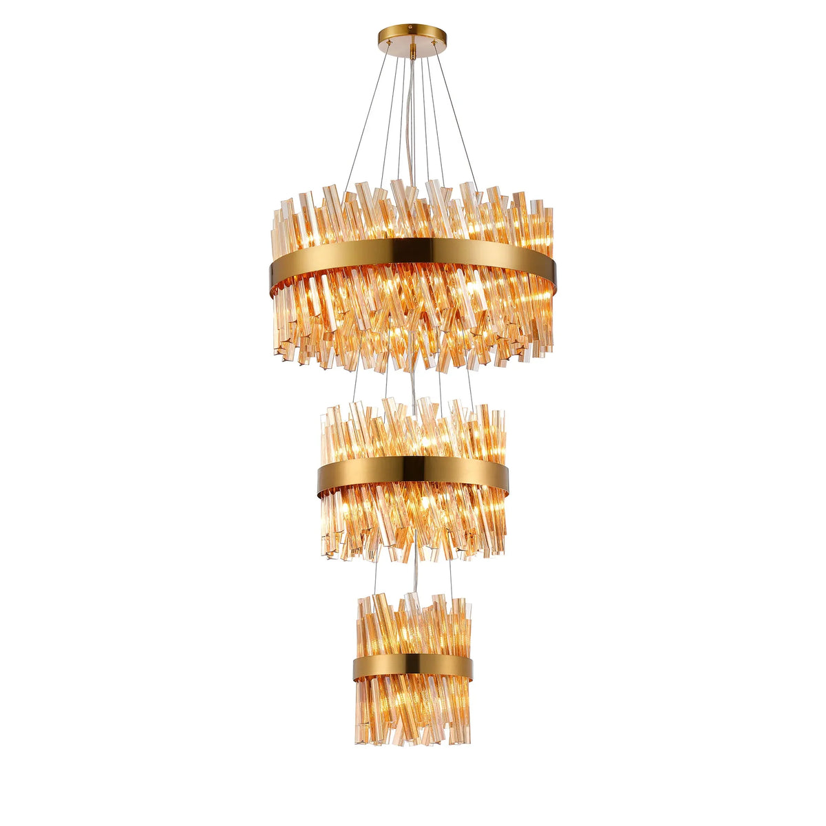 Bond Street 3 Tier Chandelier 25 + 40 + 60cm