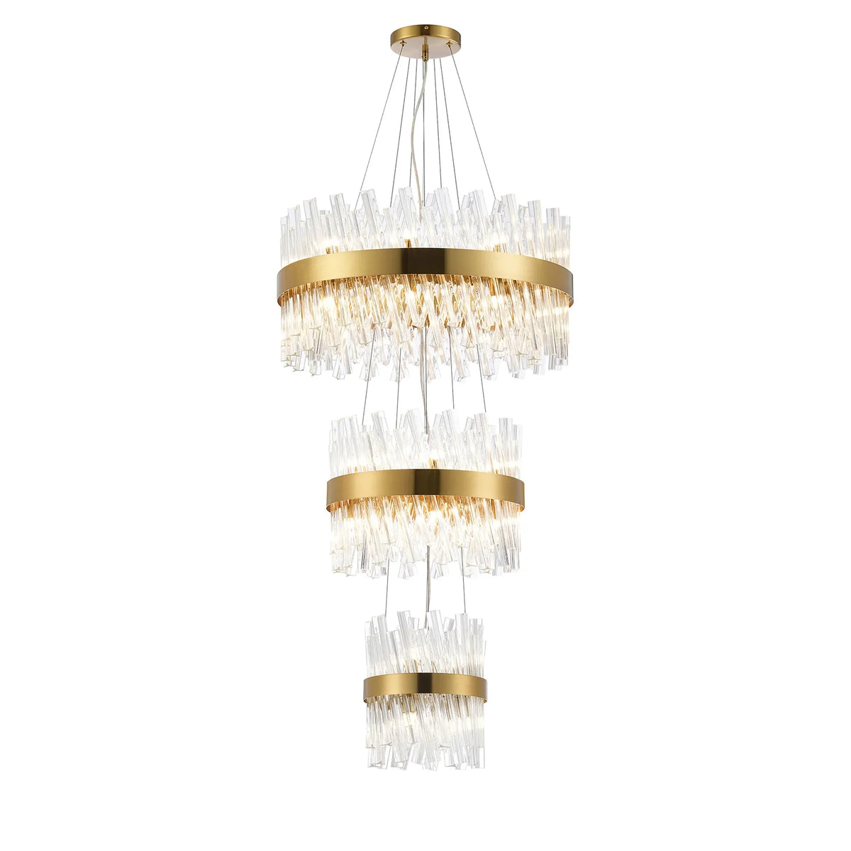Bond Street 3 Tier Chandelier 25 + 40 + 60cm