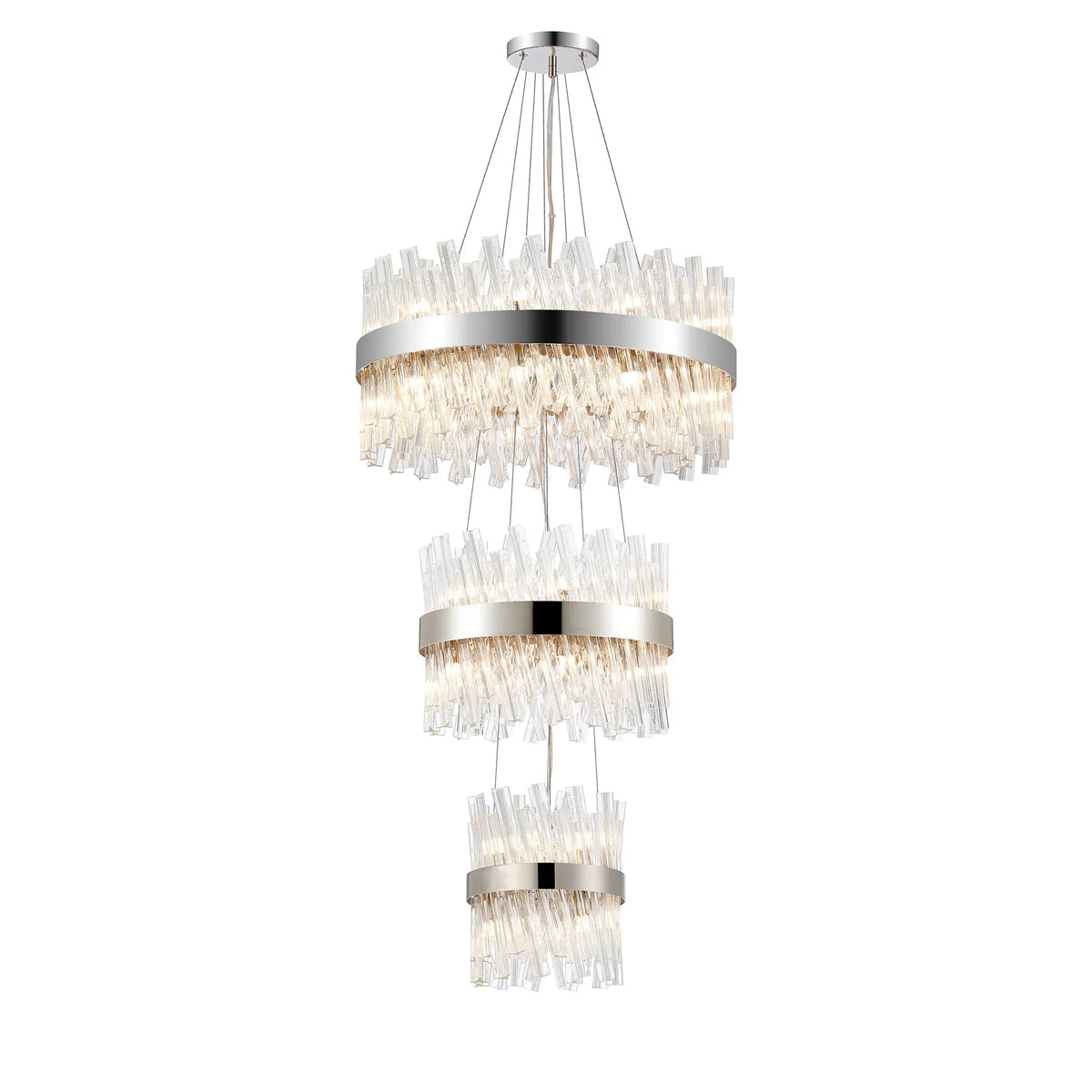 Bond Street 3 Tier Chandelier 25 + 40 + 60cm