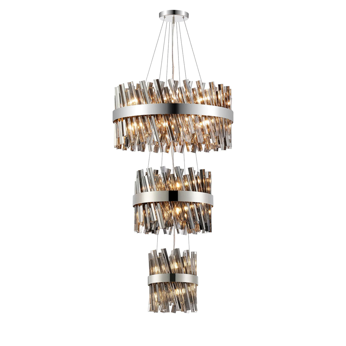 Bond Street 3 Tier Chandelier 25 + 40 + 60cm