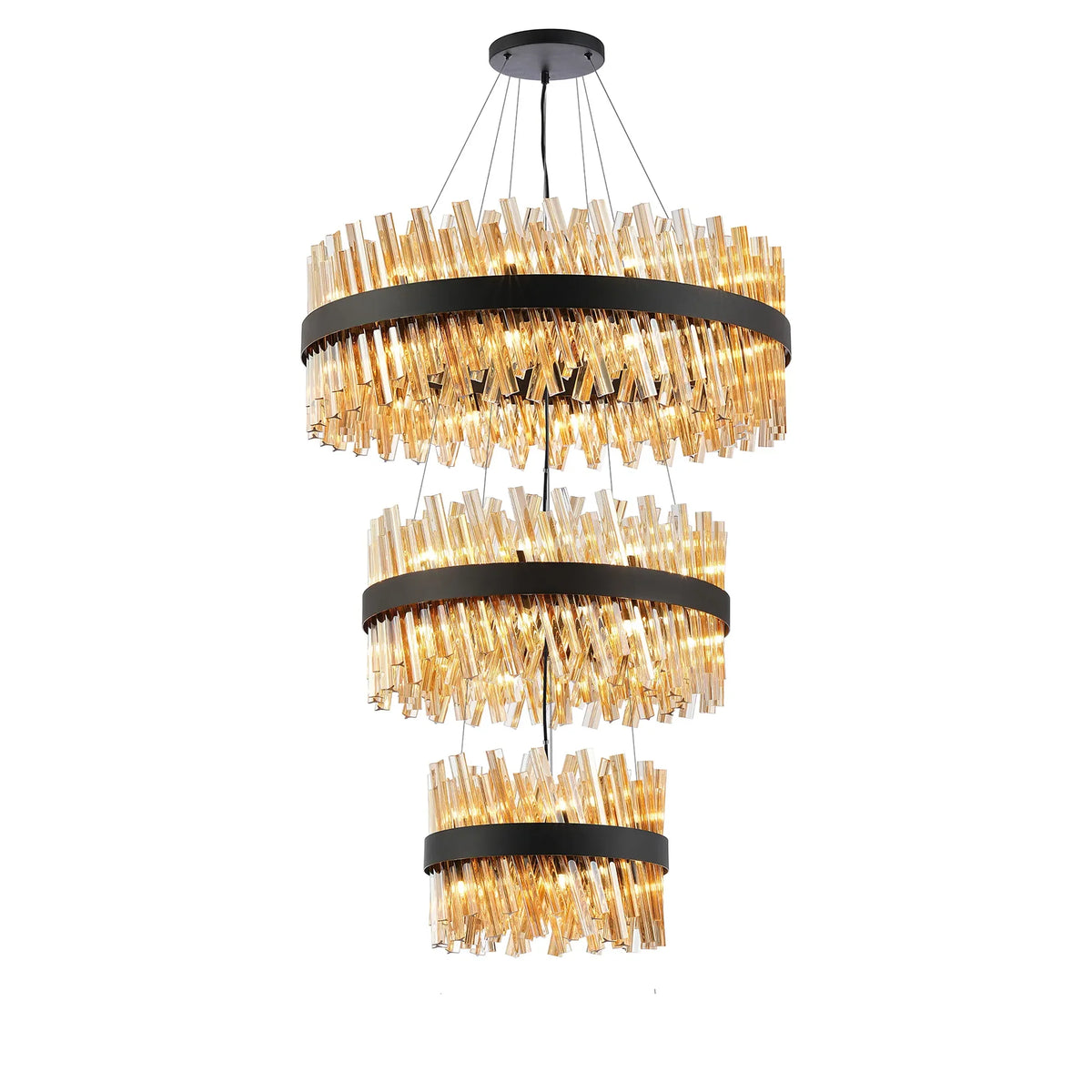 Bond Street 3 Tier Chandelier 40 + 60 + 80cm