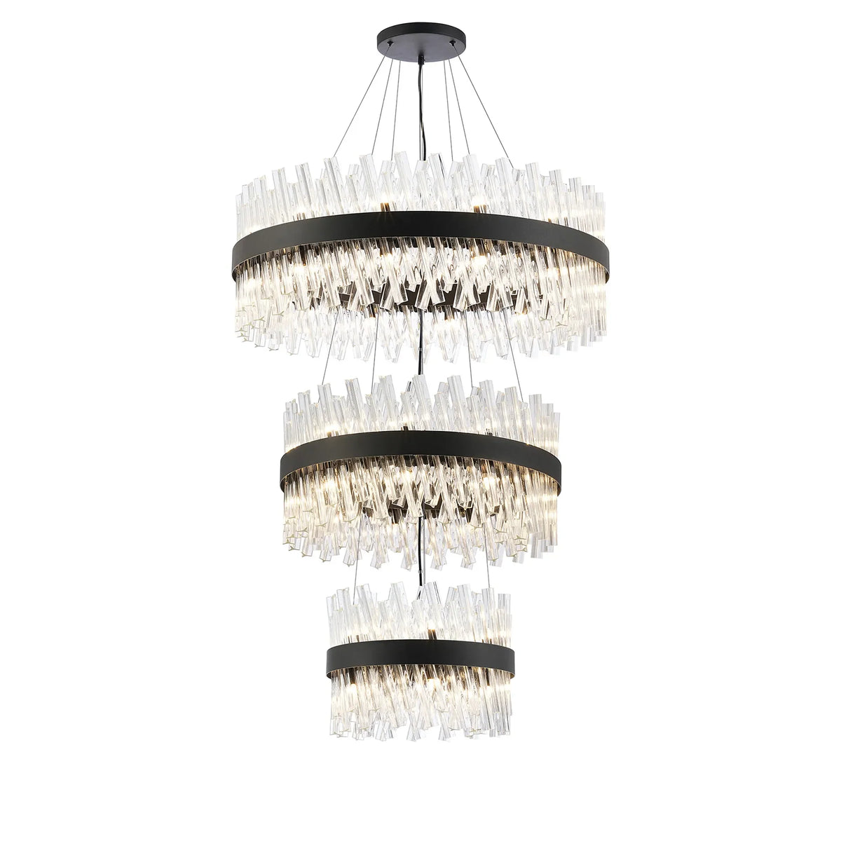 Bond Street 3 Tier Chandelier 40 + 60 + 80cm