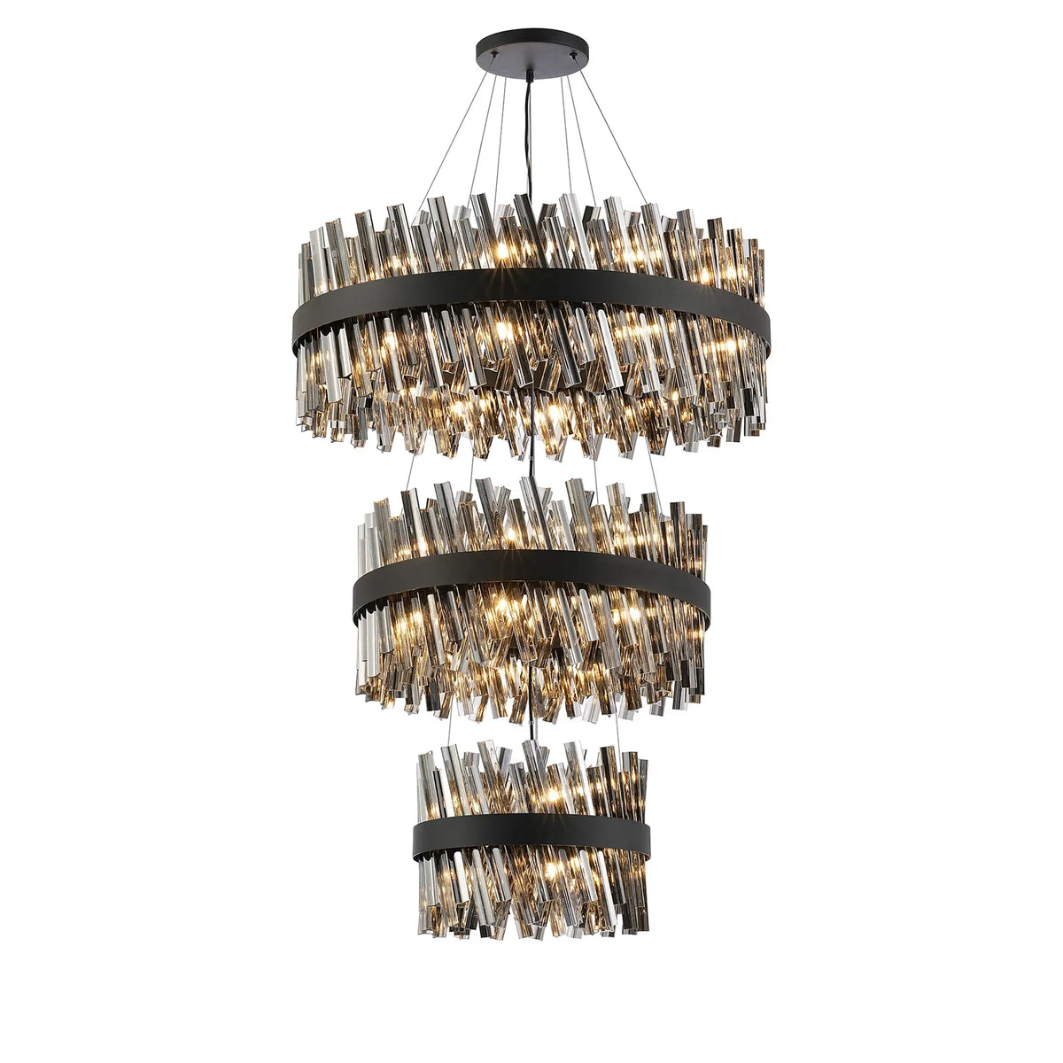 Bond Street 3 Tier Chandelier 40 + 60 + 80cm