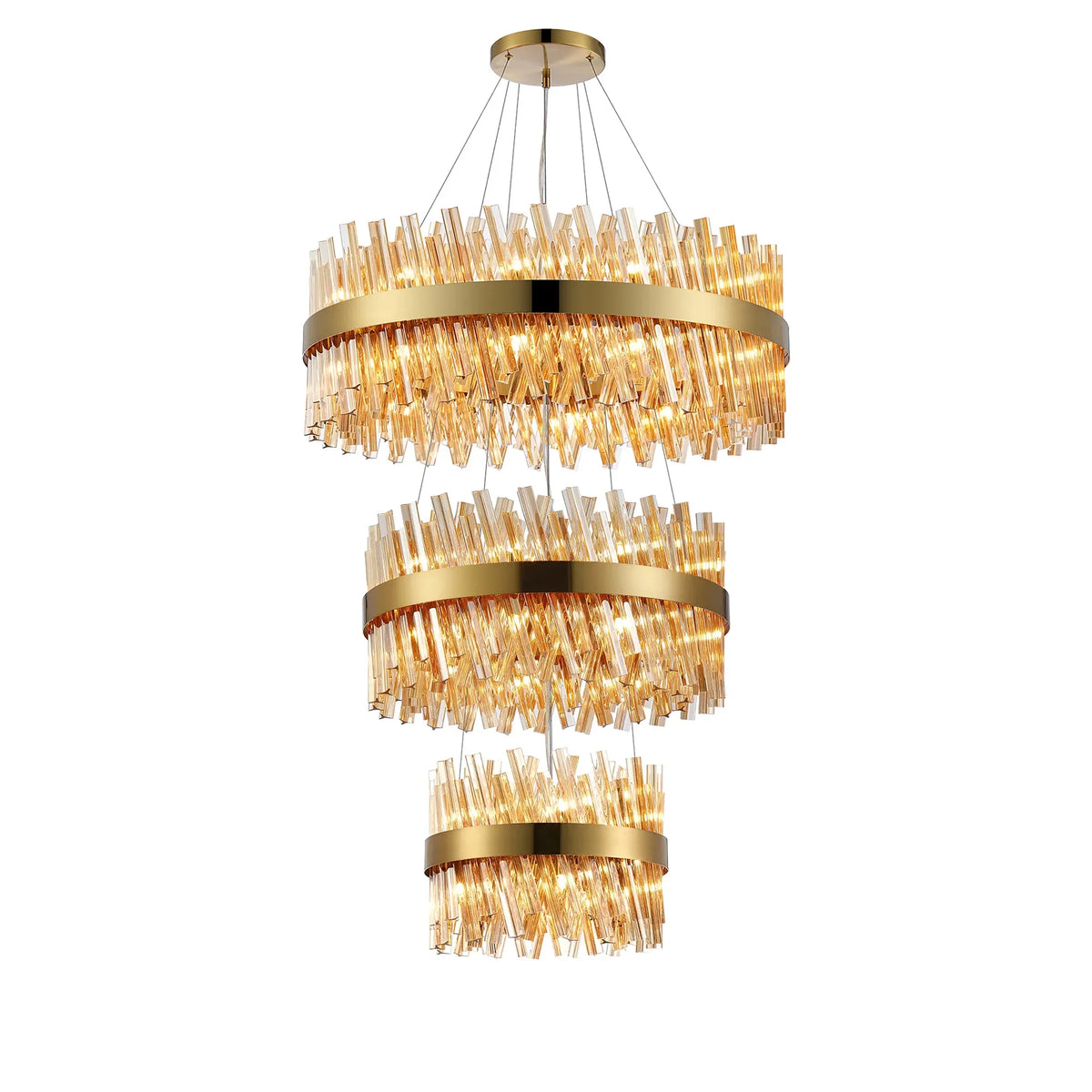 Bond Street 3 Tier Chandelier 40 + 60 + 80cm