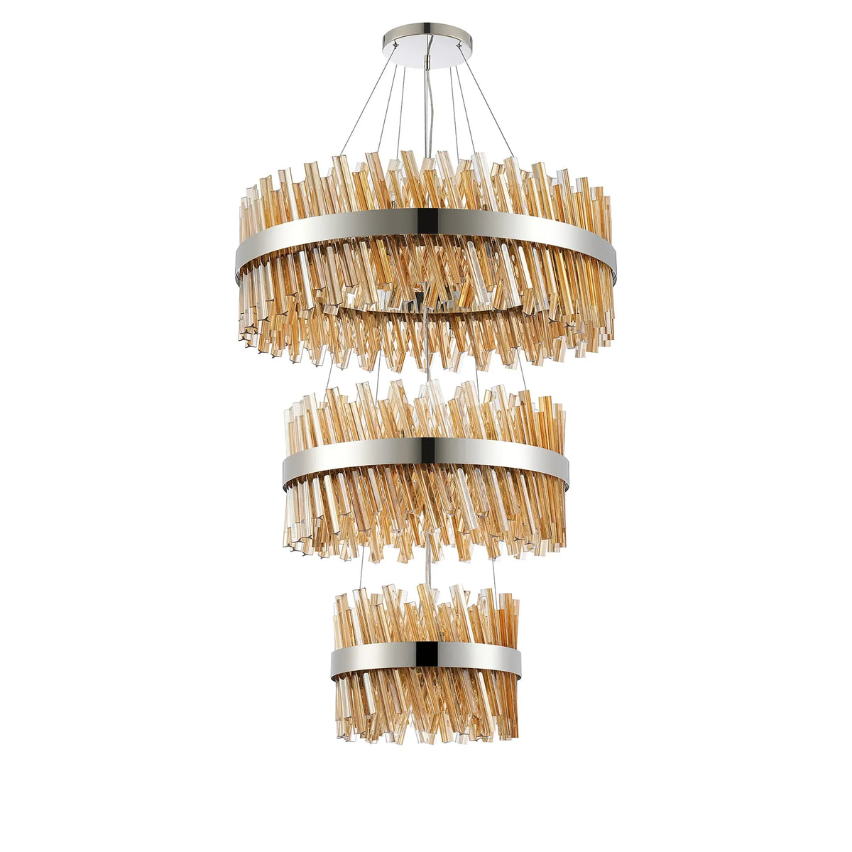 Bond Street 3 Tier Chandelier 40 + 60 + 80cm
