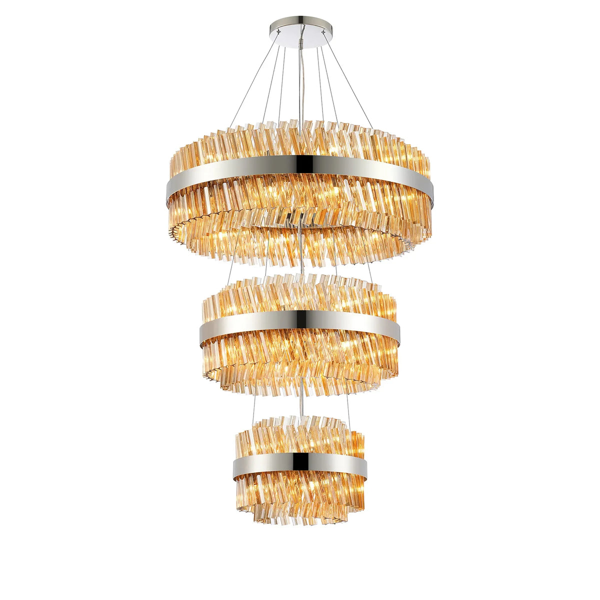 Bond Street 3 Tier Chandelier 40 + 60 + 80cm
