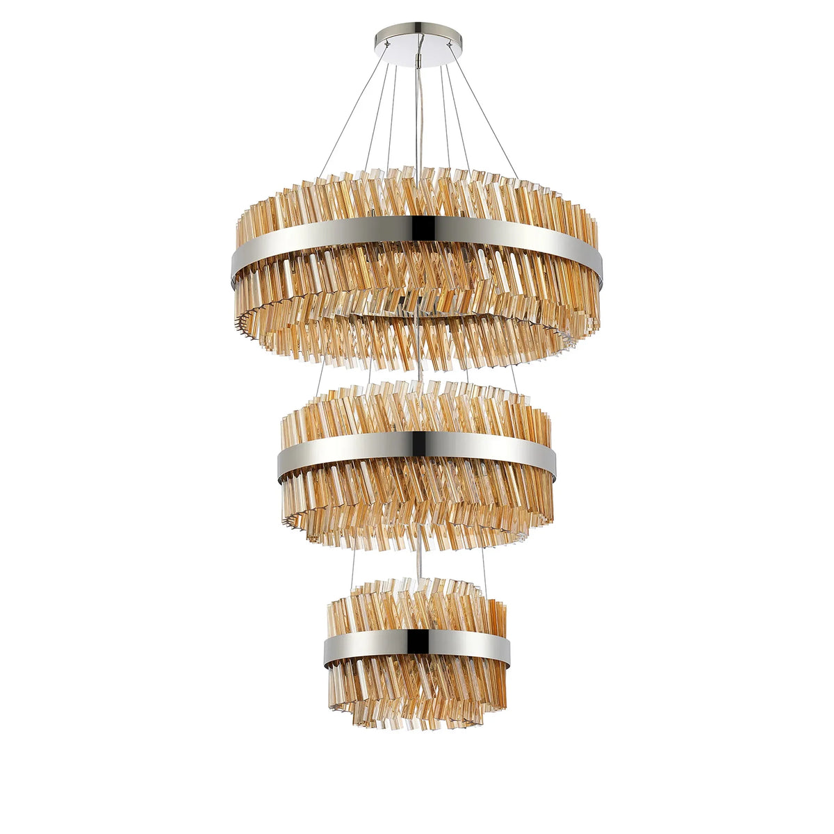 Bond Street 3 Tier Chandelier 40 + 60 + 80cm