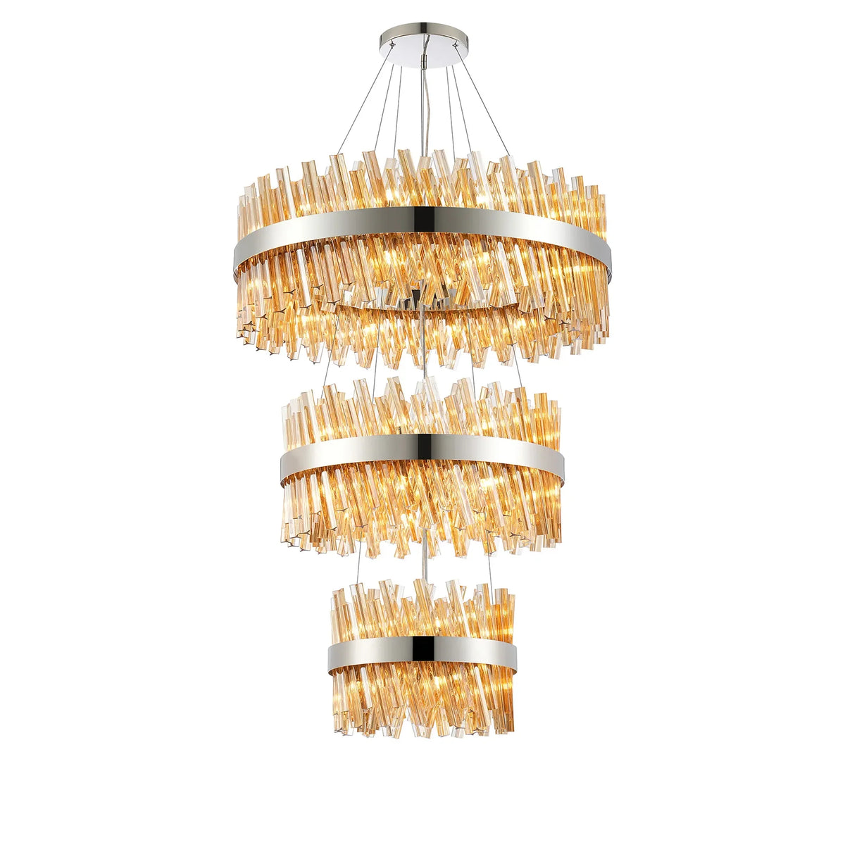 Bond Street 3 Tier Chandelier 40 + 60 + 80cm
