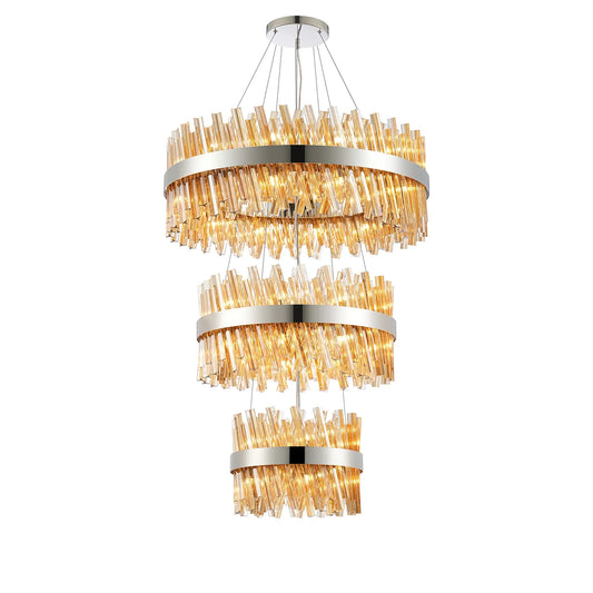 Bond Street 3 Tier Chandelier 40 + 60 + 80cm