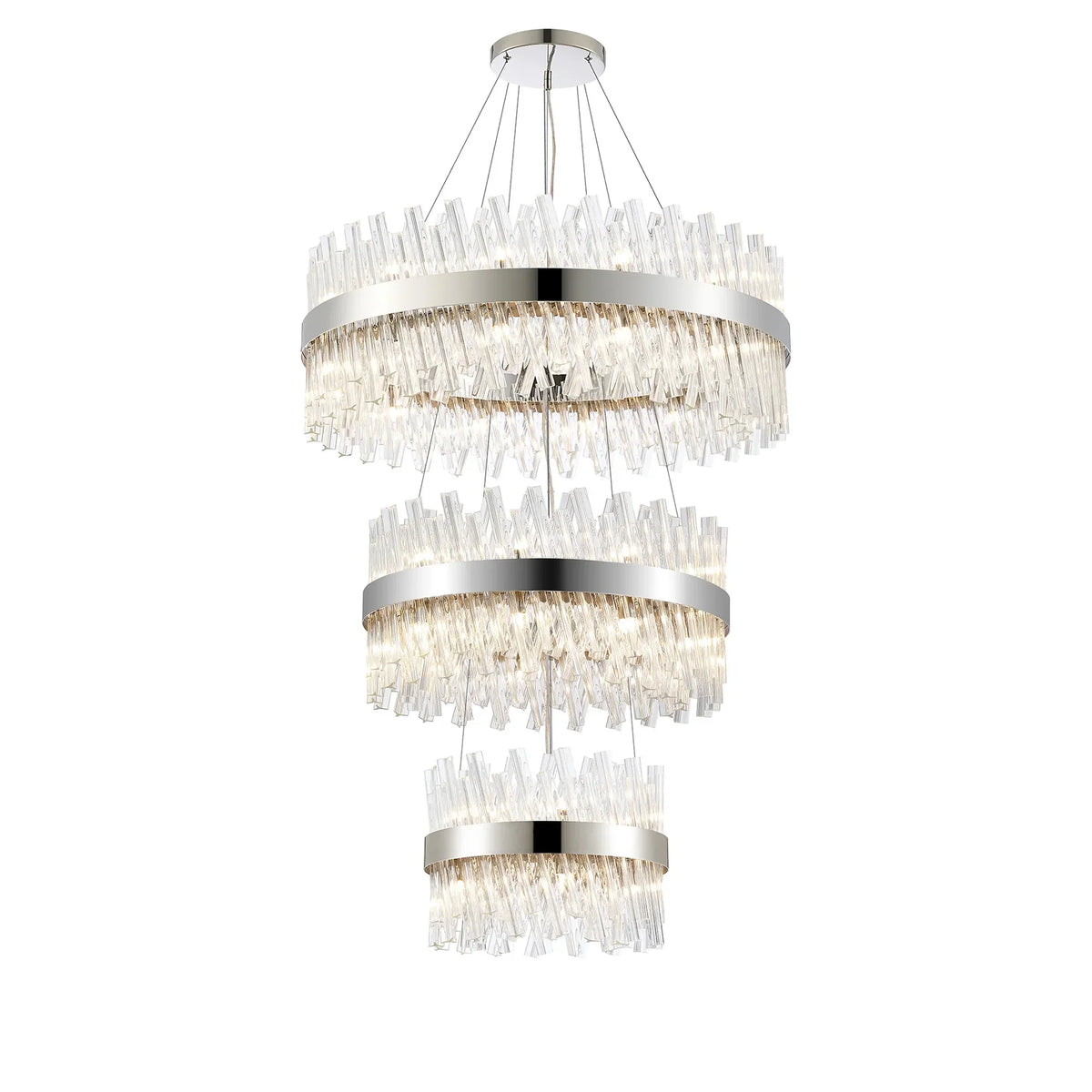 Bond Street 3 Tier Chandelier 40 + 60 + 80cm