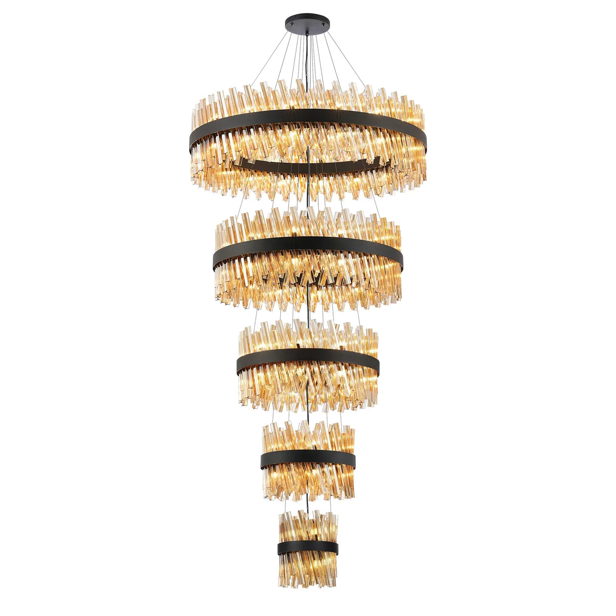 Bond Street 5 Tier Stairwell Chandelier