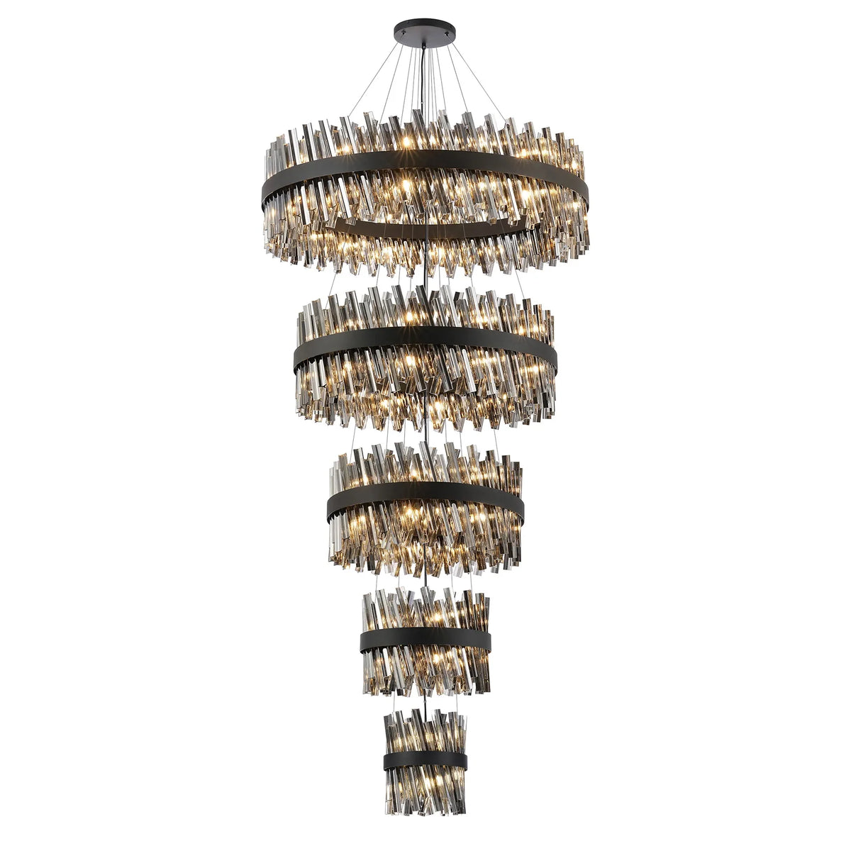 Bond Street 5 Tier Stairwell Chandelier