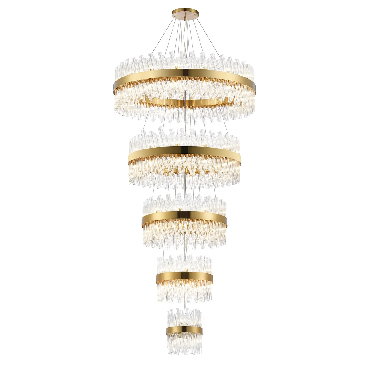 Bond Street 5 Tier Stairwell Chandelier