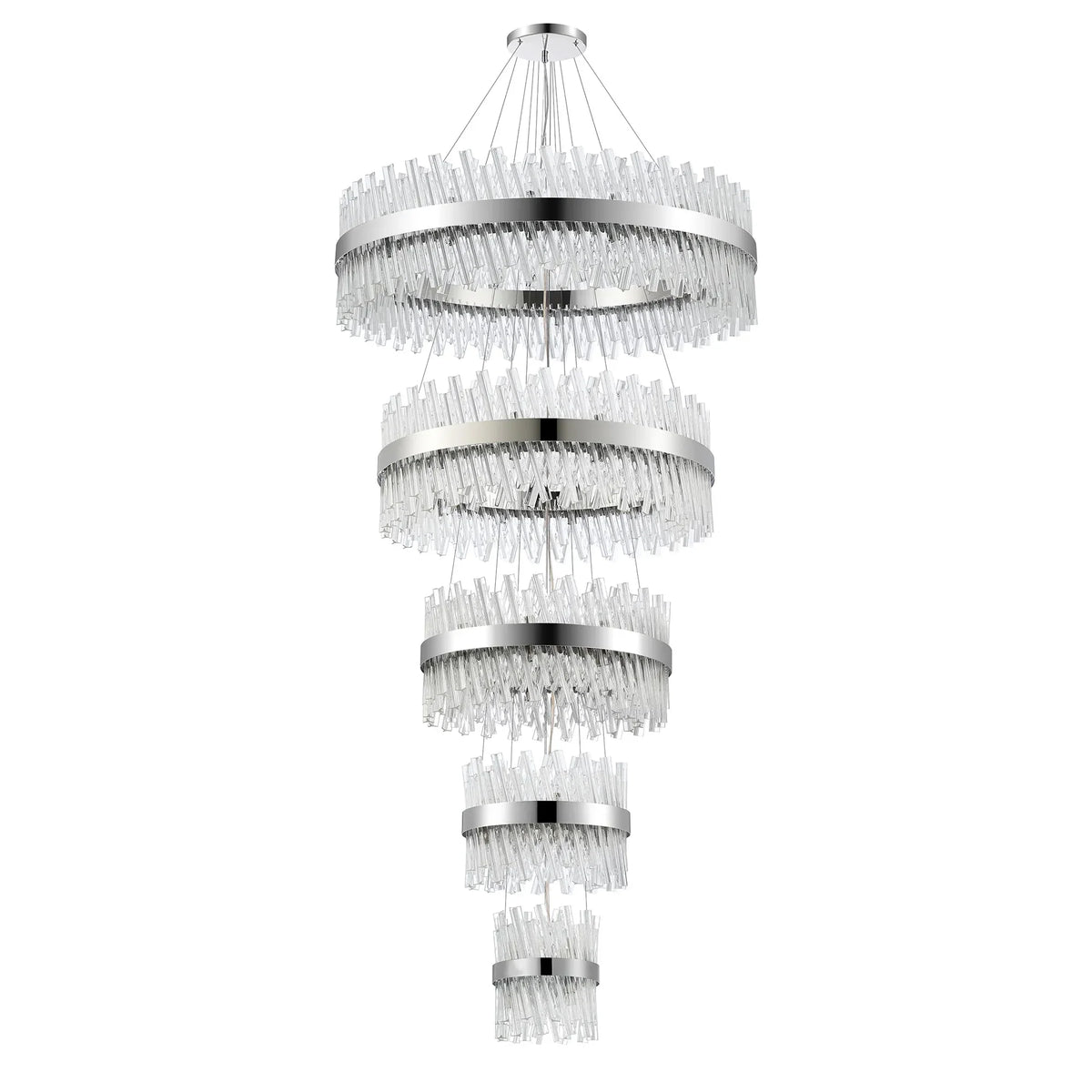 Bond Street 5 Tier Stairwell Chandelier