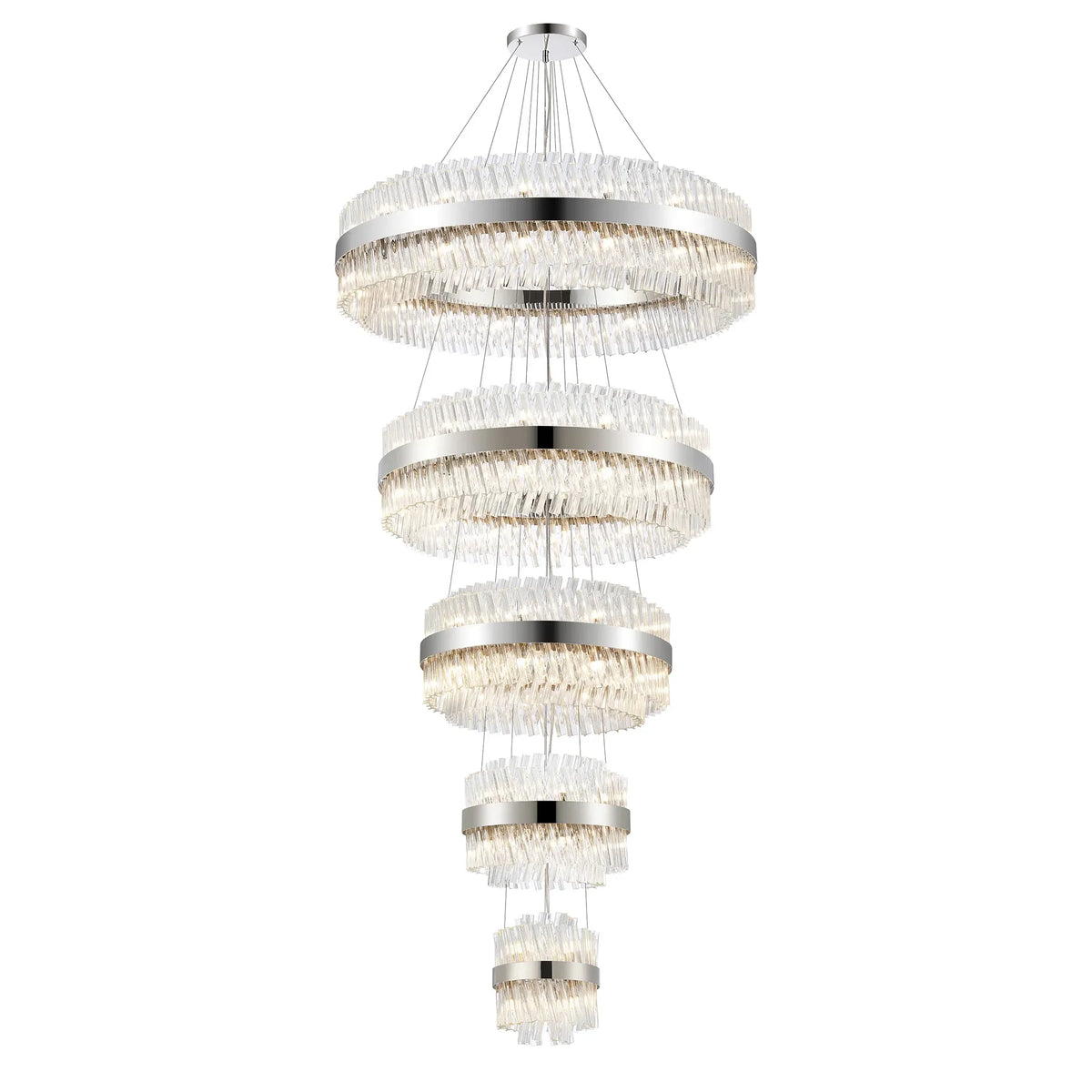 Bond Street 5 Tier Stairwell Chandelier