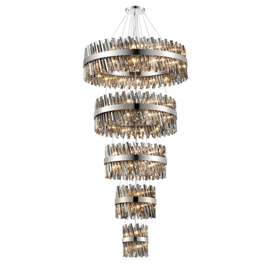 Bond Street 5 Tier Stairwell Chandelier