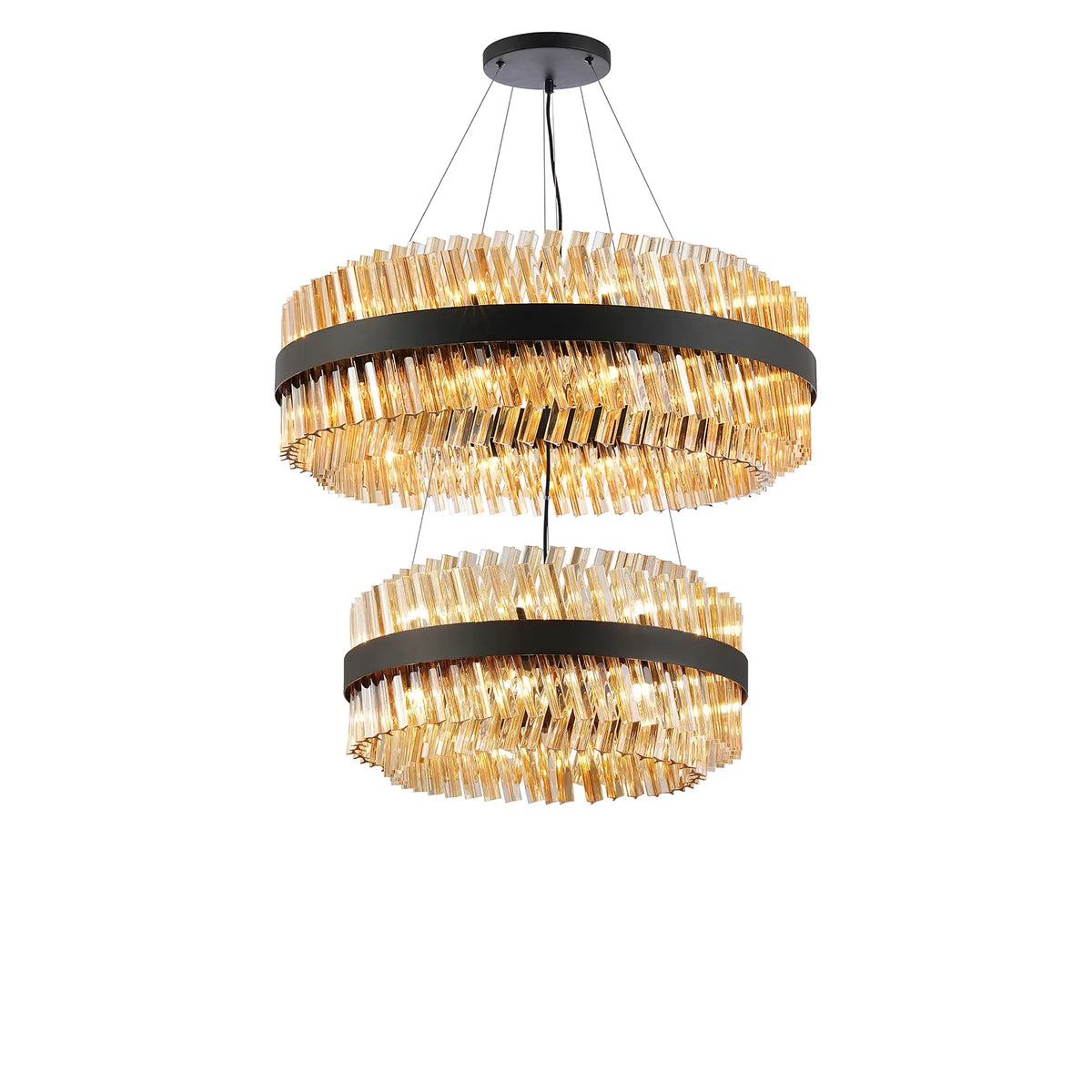 Bond Street 2 Tier Chandelier 60 + 80cm