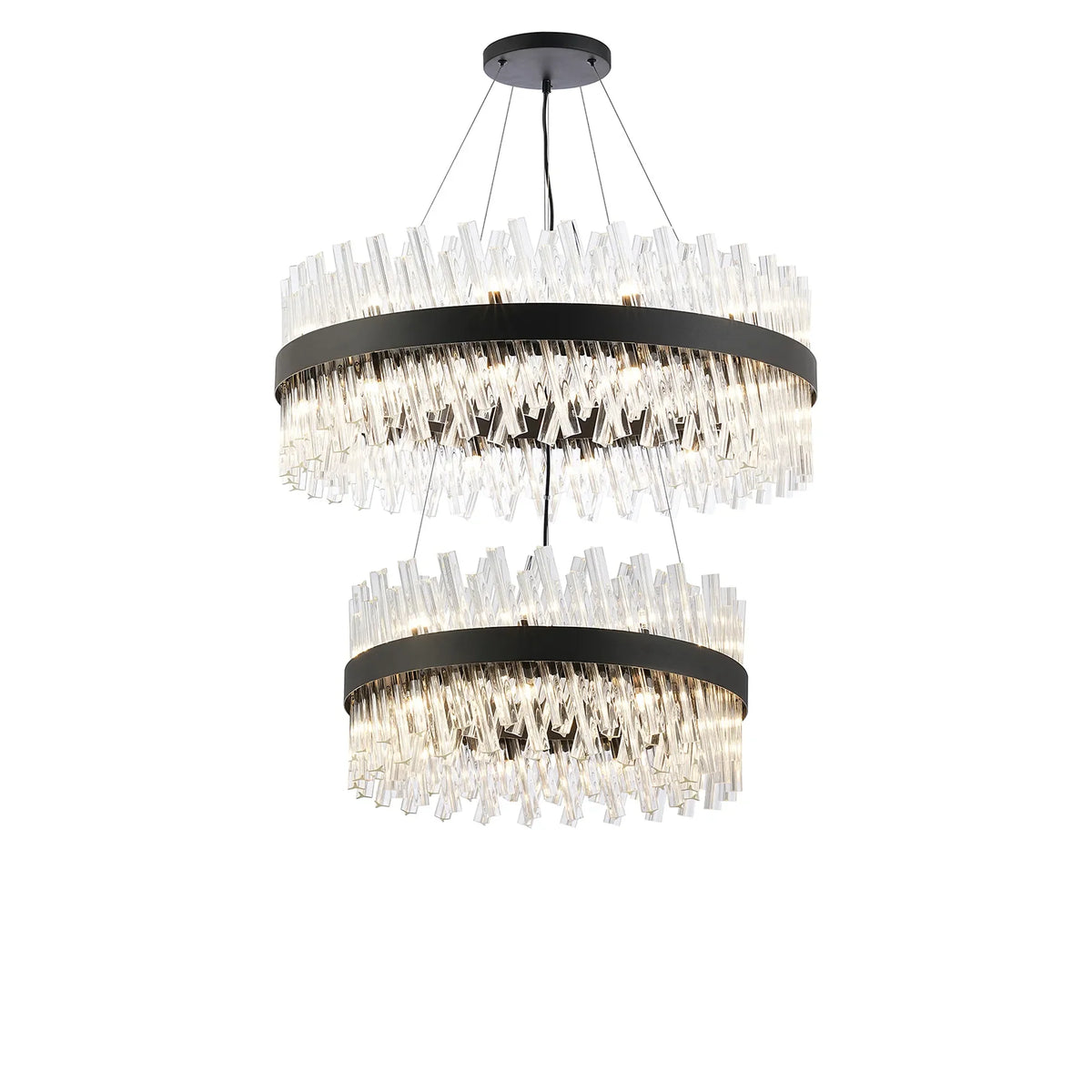 Bond Street 2 Tier Chandelier 60 + 80cm