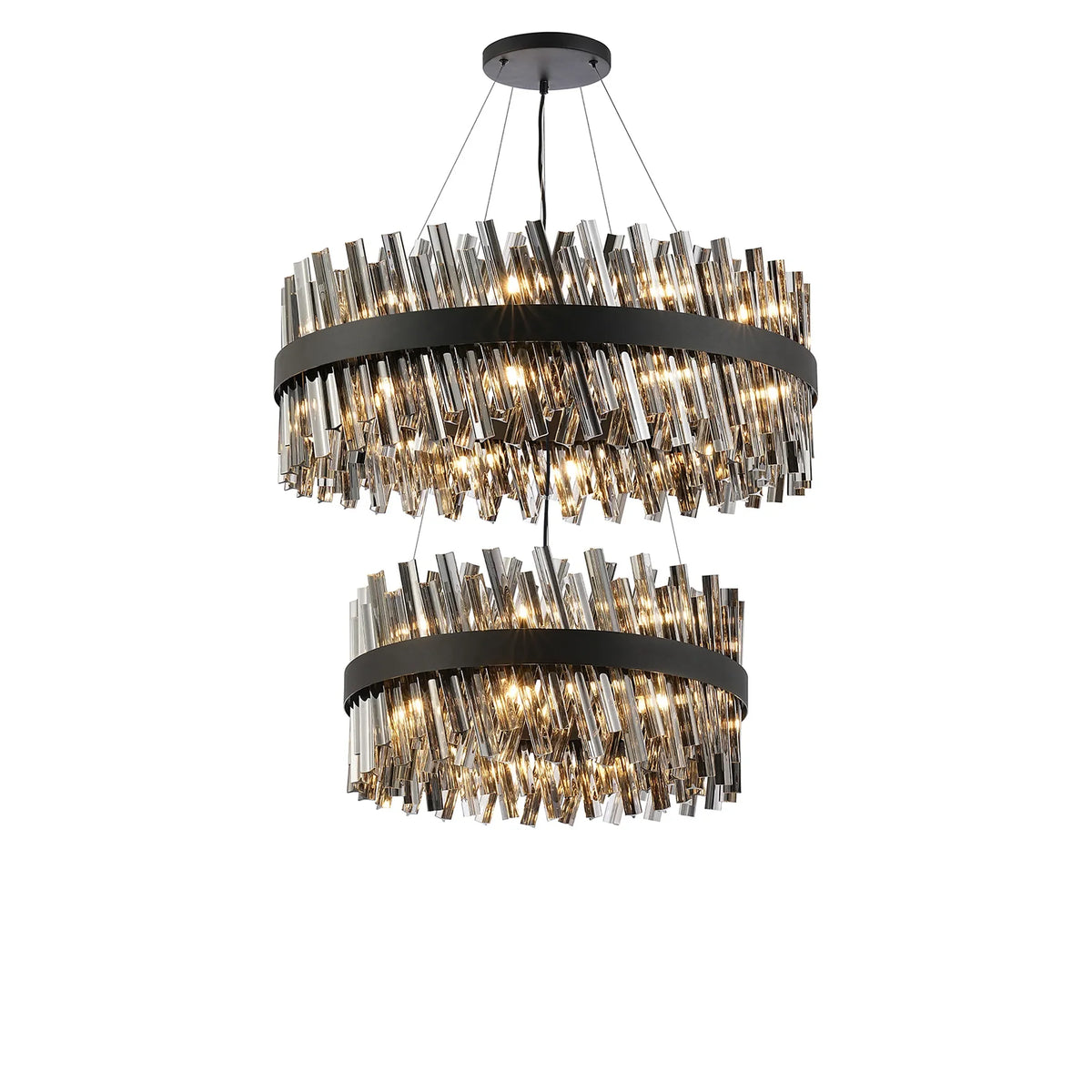 Bond Street 2 Tier Chandelier 60 + 80cm
