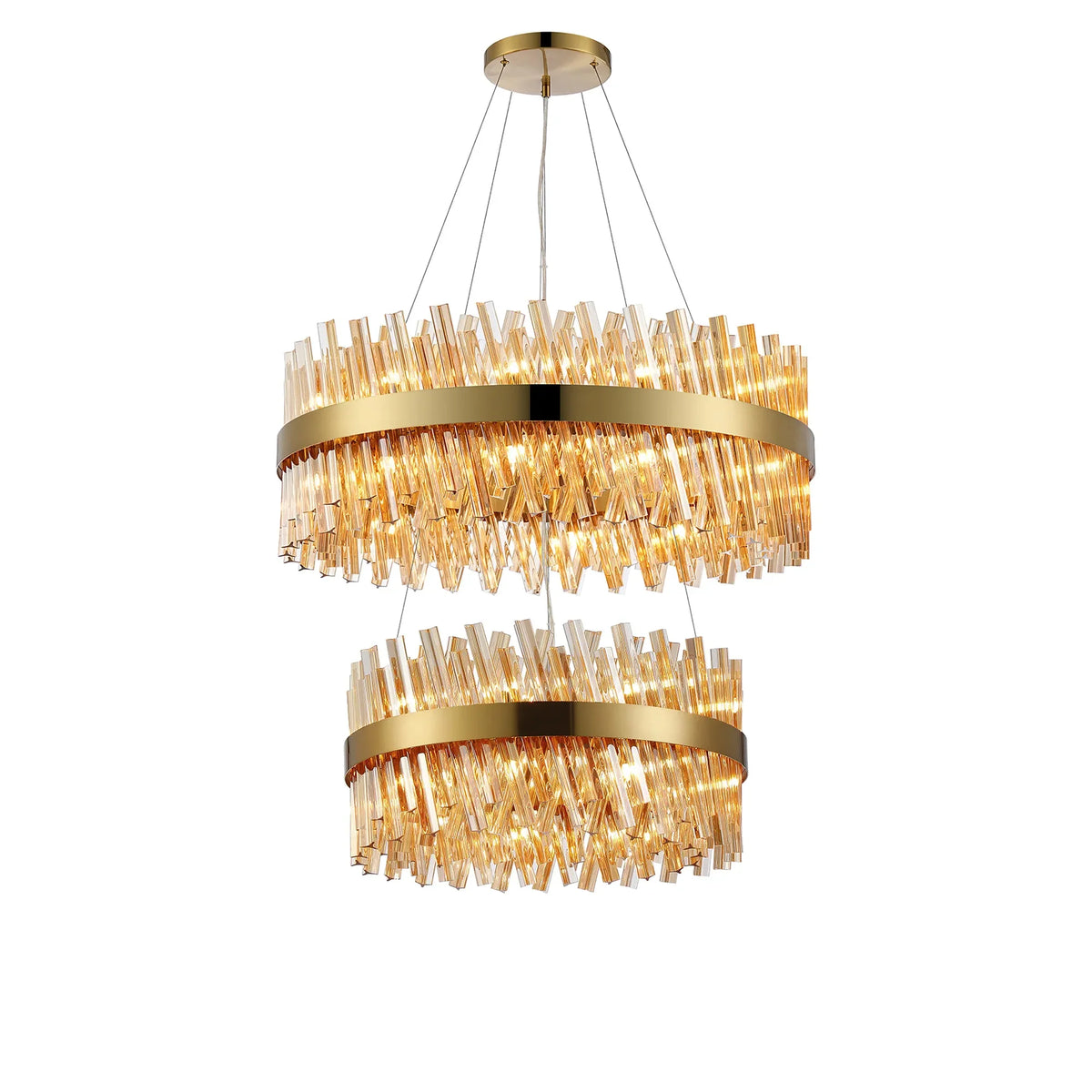 Bond Street 2 Tier Chandelier 60 + 80cm