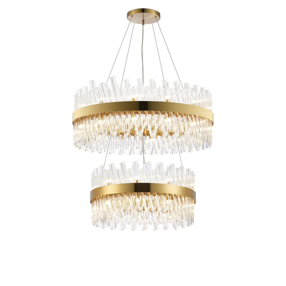 Bond Street 2 Tier Chandelier 60 + 80cm