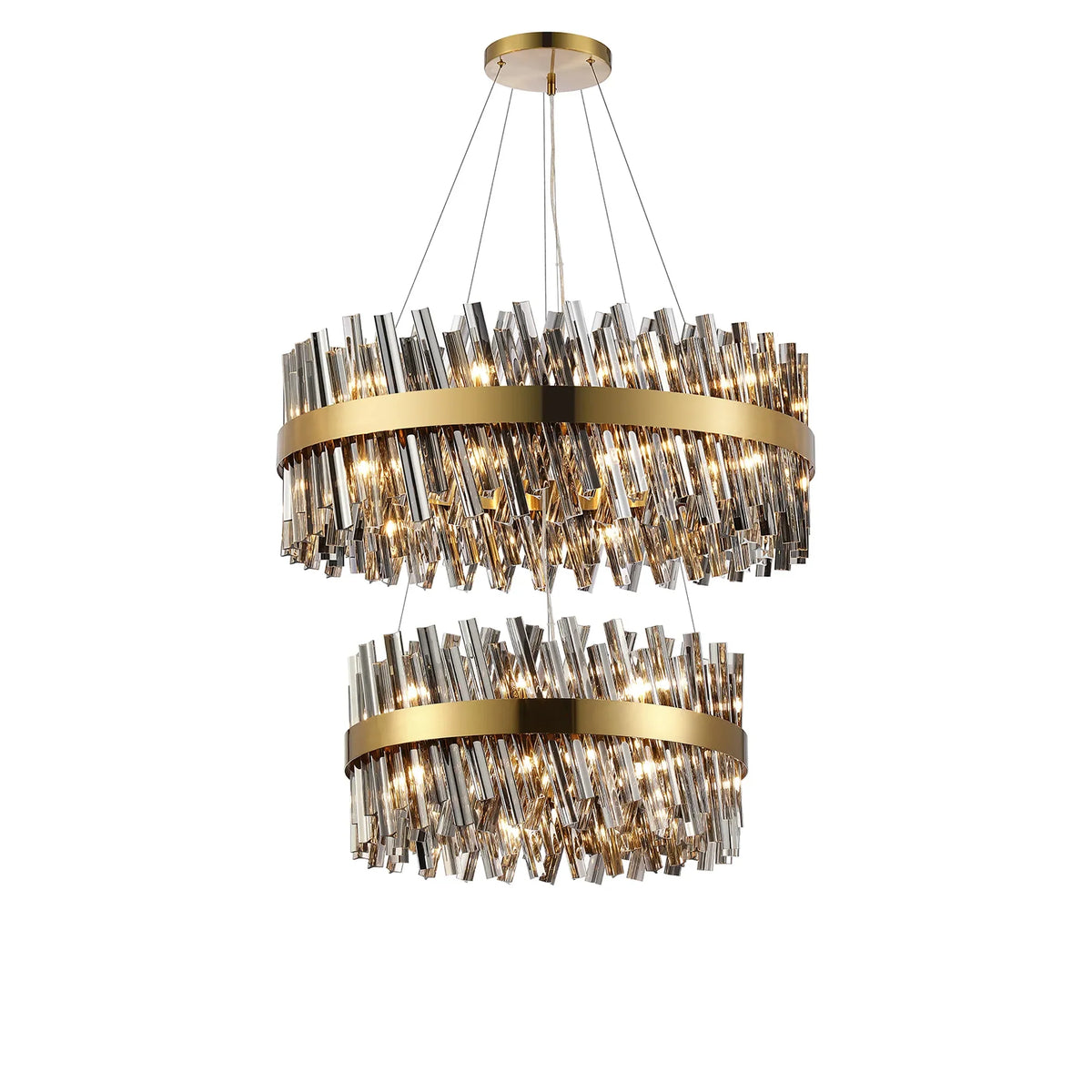 Bond Street 2 Tier Chandelier 60 + 80cm