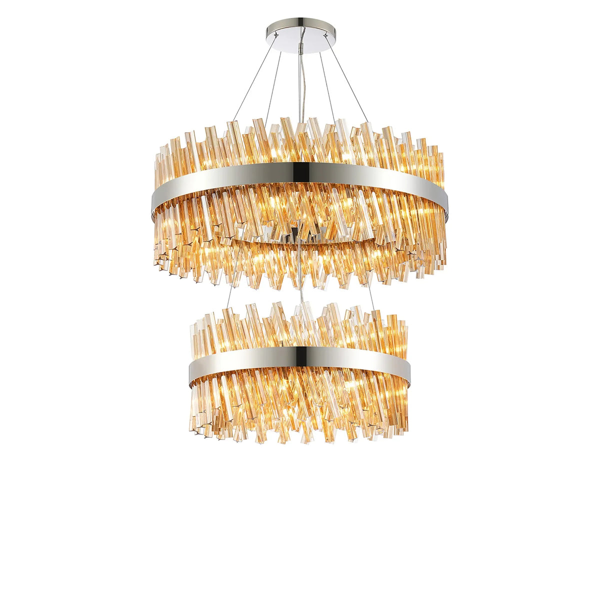 Bond Street 2 Tier Chandelier 60 + 80cm