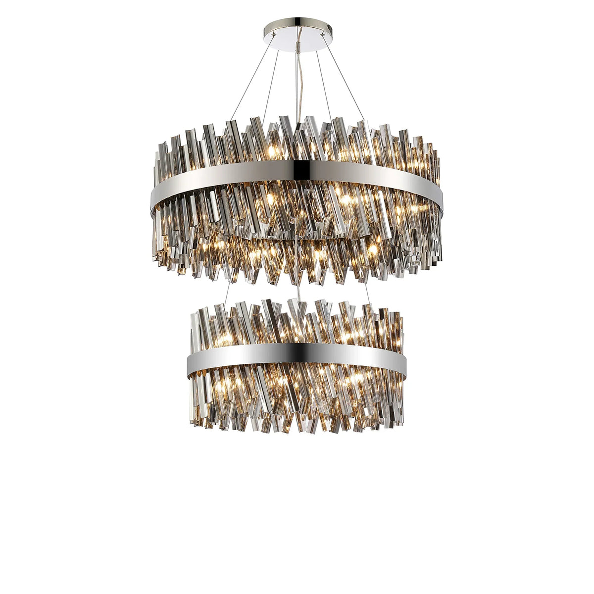 Bond Street 2 Tier Chandelier 60 + 80cm