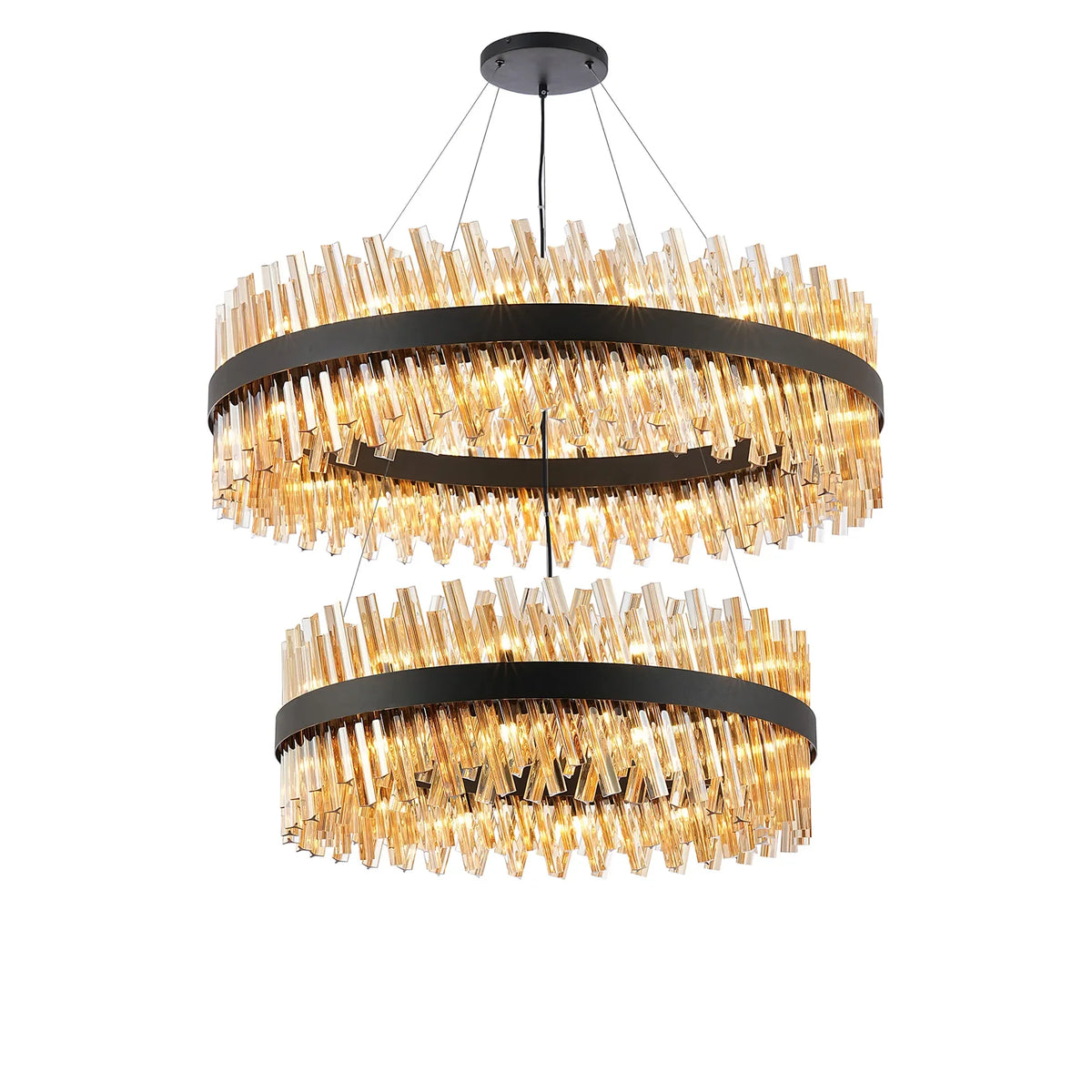 Bond Street 2 Tier Chandelier 80 + 100cm