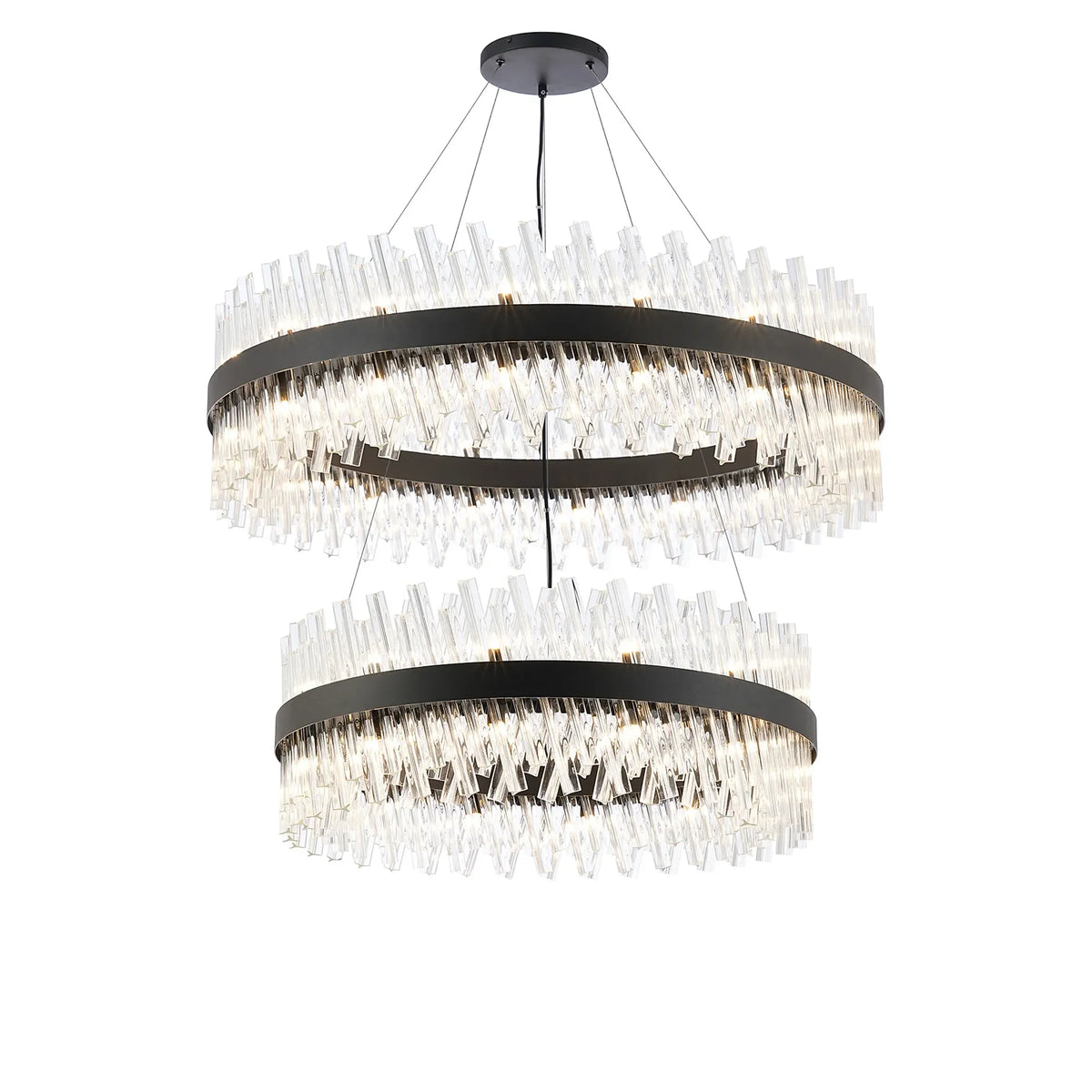 Bond Street 2 Tier Chandelier 80 + 100cm