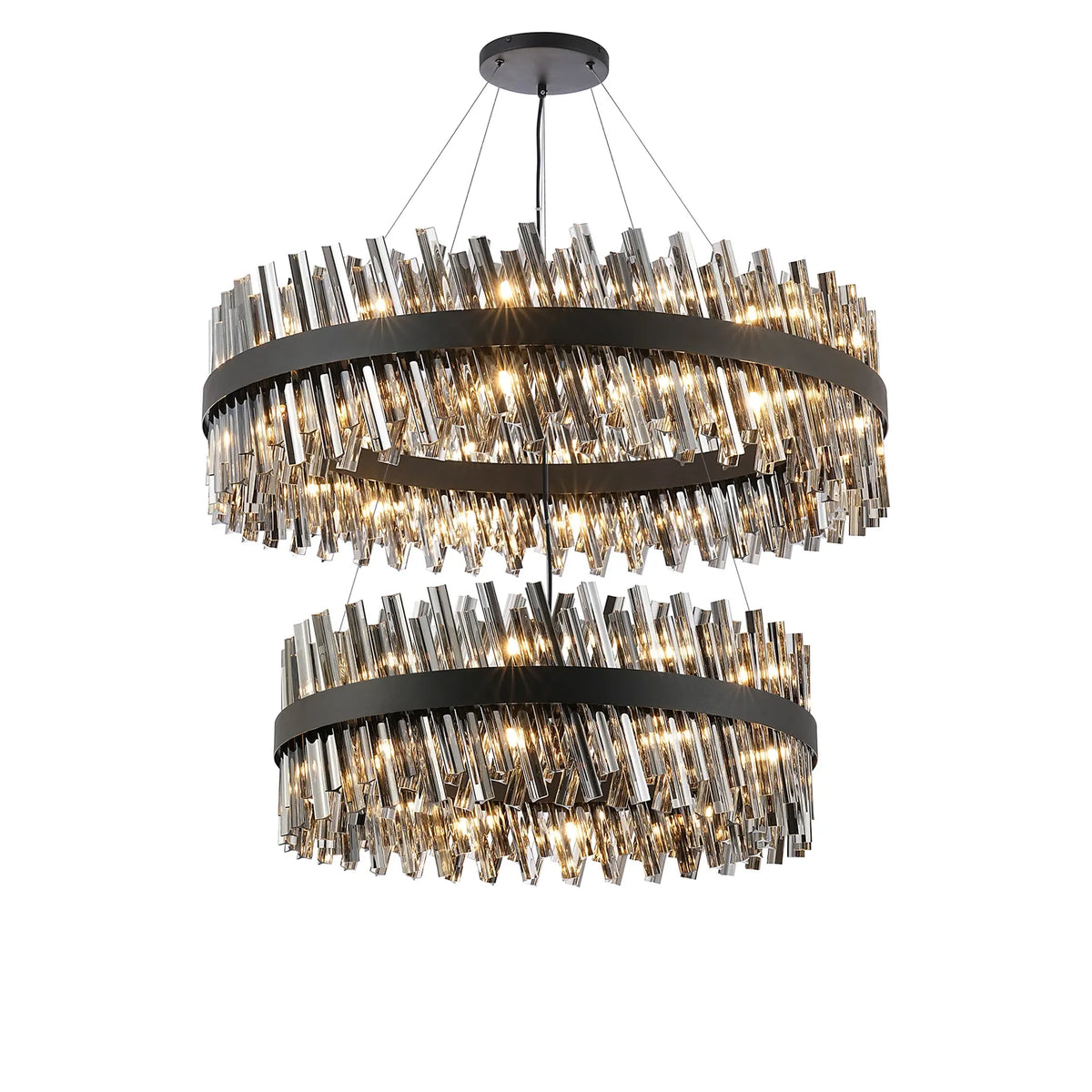 Bond Street 2 Tier Chandelier 80 + 100cm