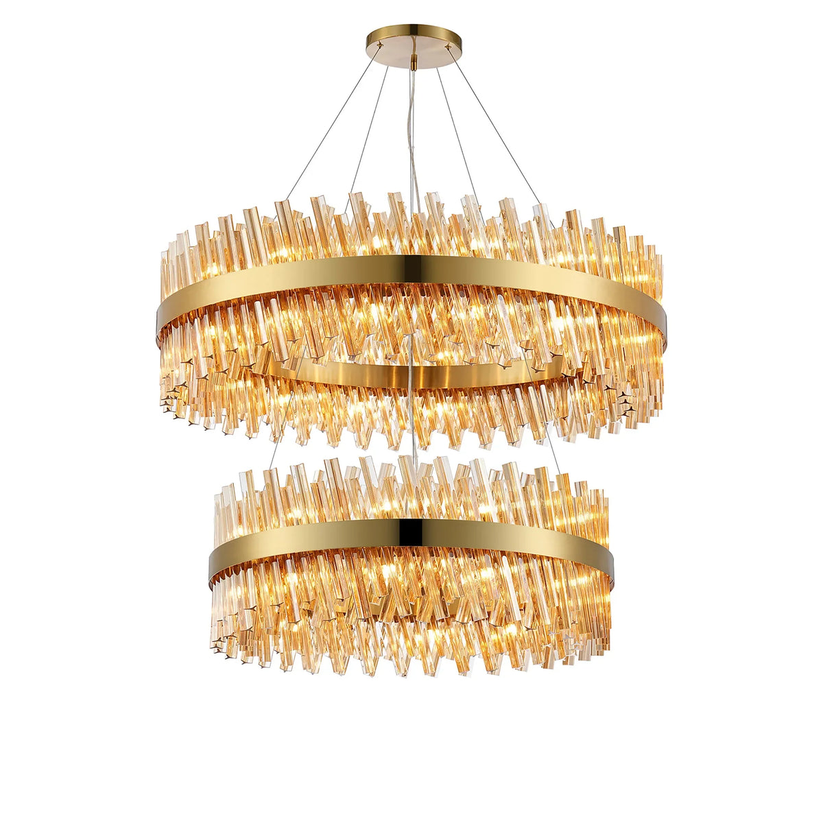 Bond Street 2 Tier Chandelier 80 + 100cm